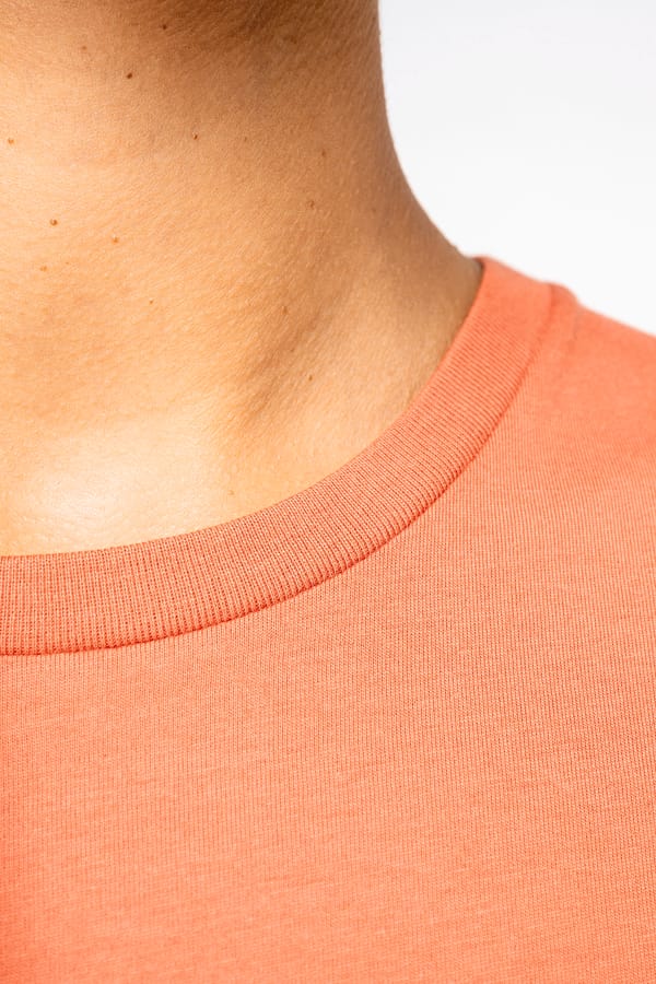 Tee-shirt publicitaire NS314IC coton biologique fabriqué au Portugal – Col nu, sans étiquette