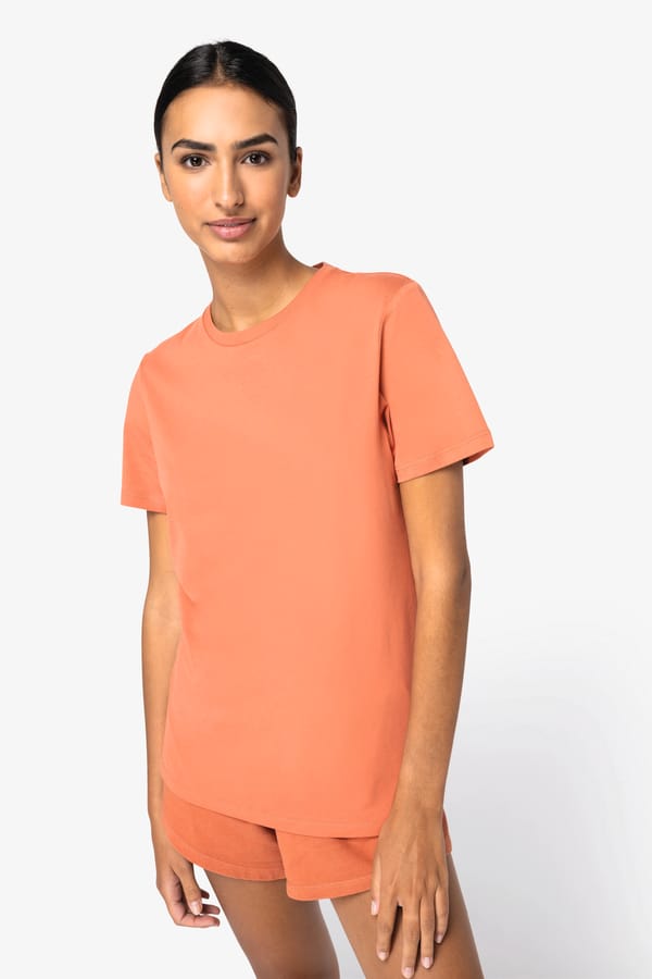 Tee-shirt publicitaire NS314IC coton biologique fabriqué au Portugal – Porté, tombé unisexe