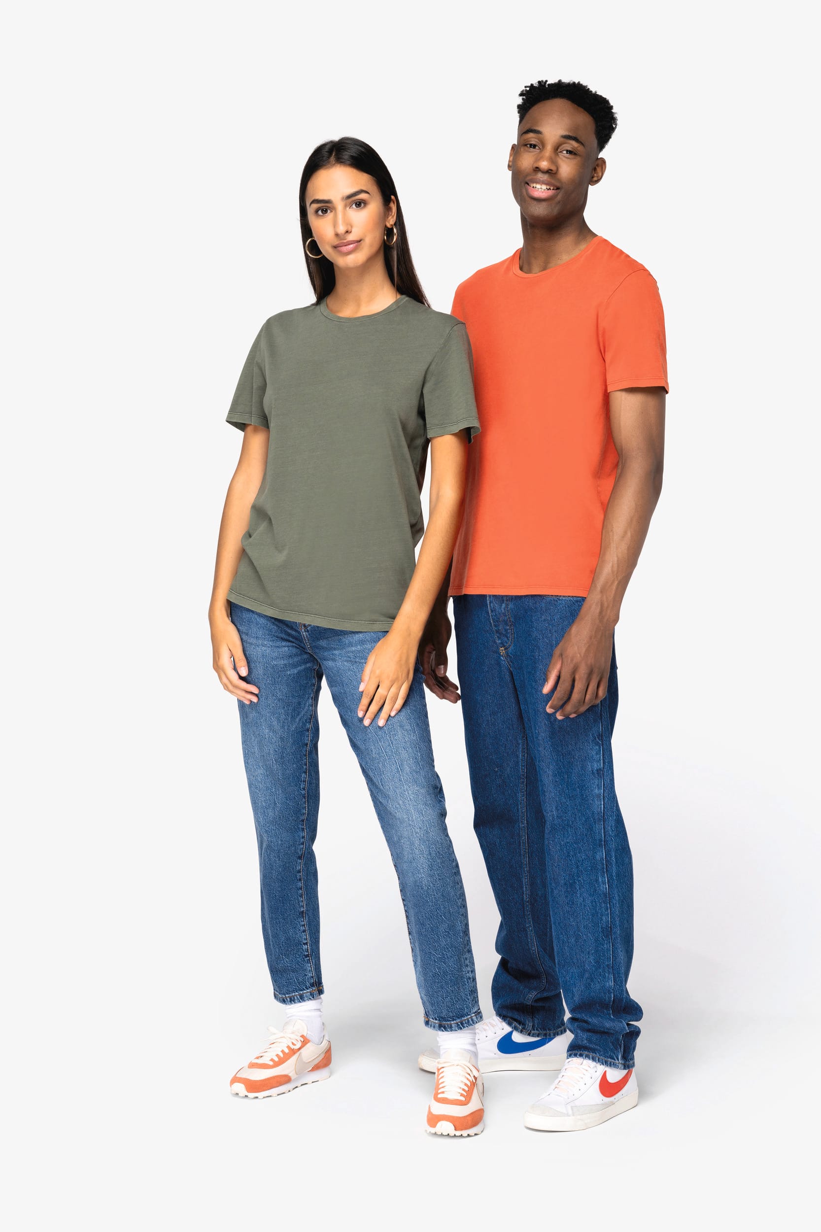 T-shirt écoresponsable délavé unisexe - Image 2