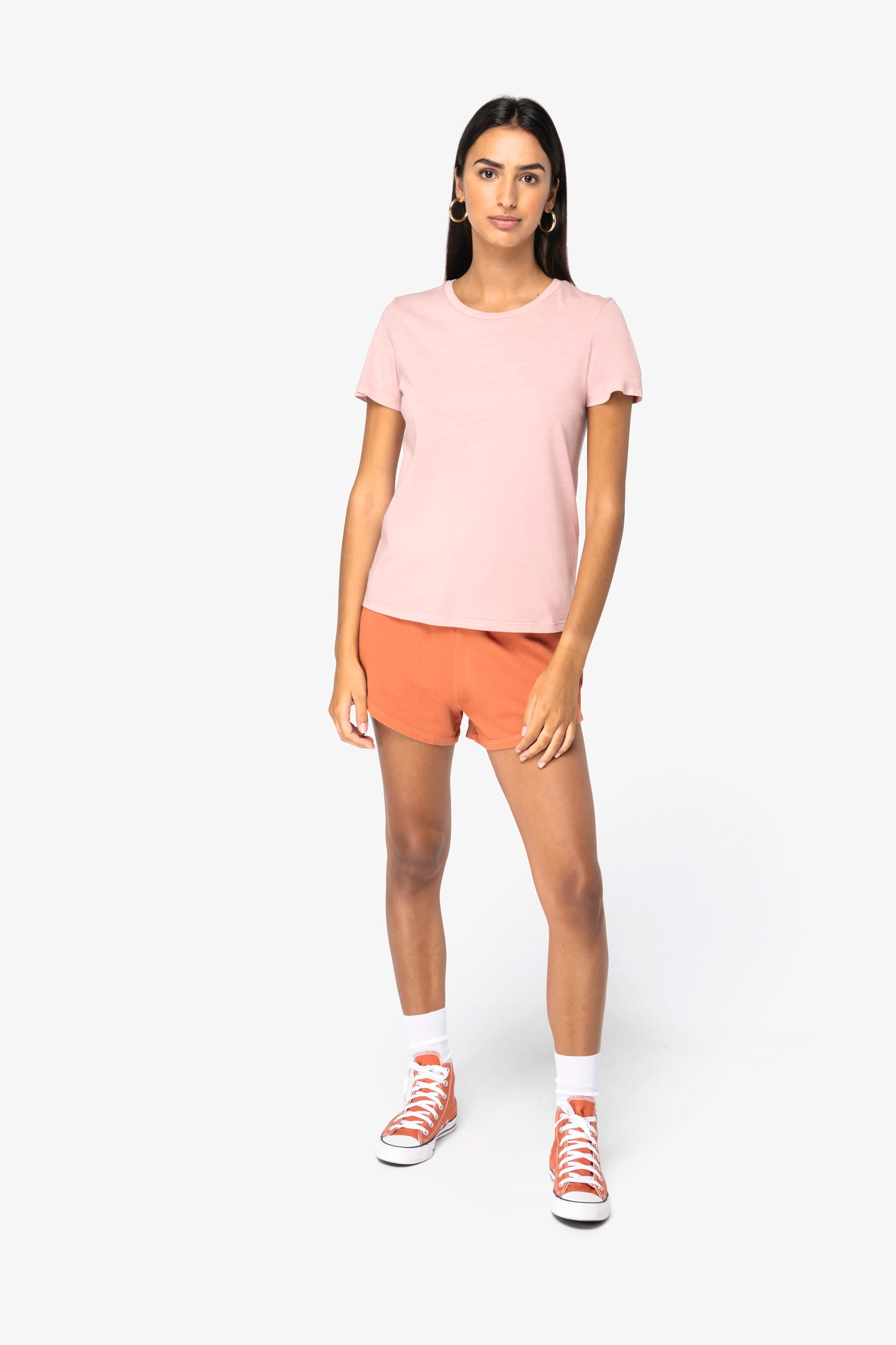 T-shirt écoresponsable délavé femme - Image 2