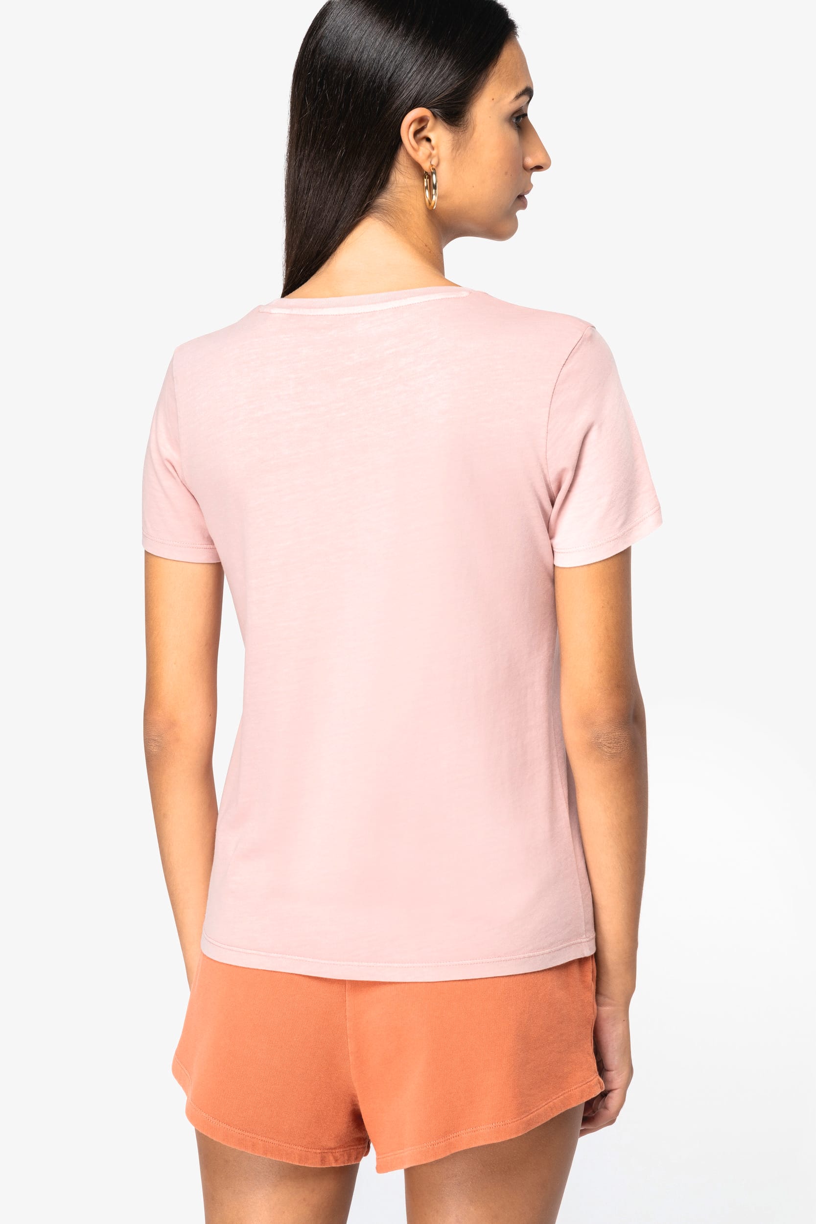 T-shirt écoresponsable délavé femme - Image 3