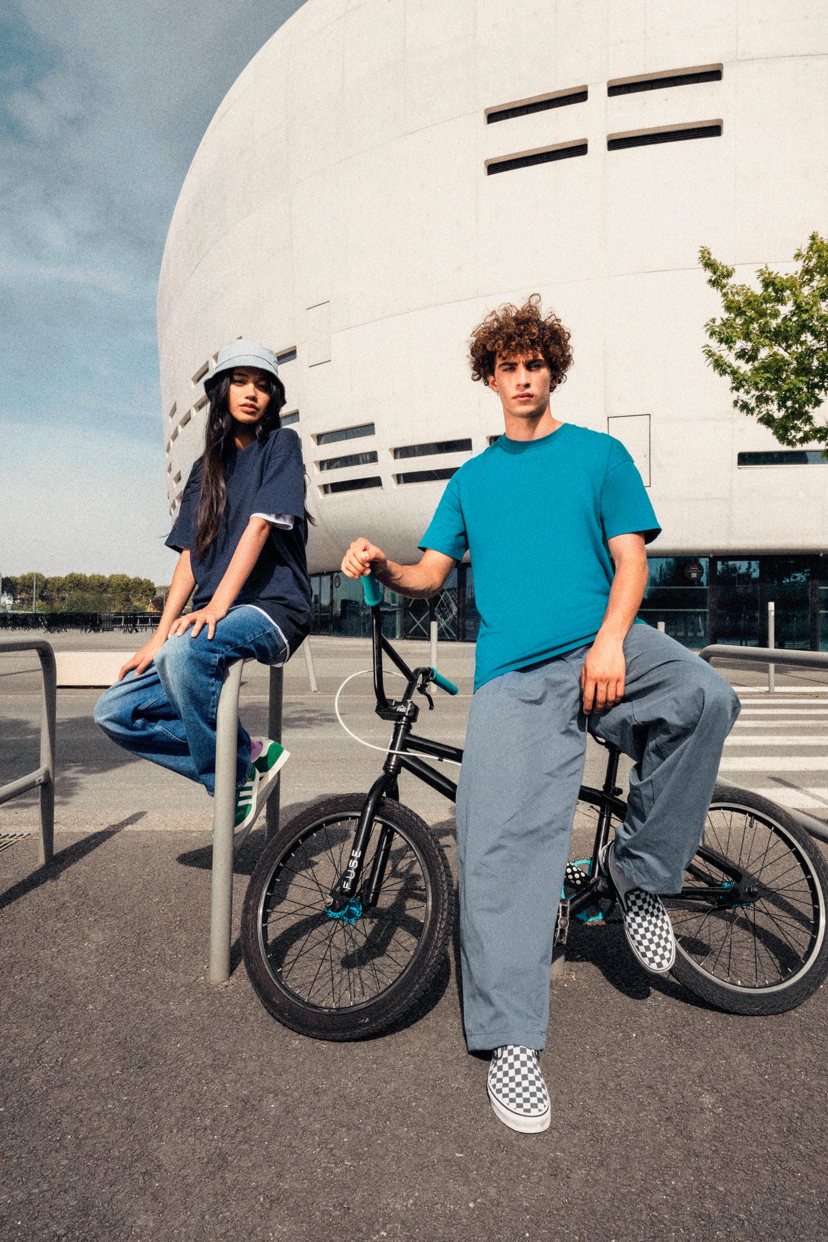 T-shirt écoresponsable à épaules tombantes unisexe - Image 6