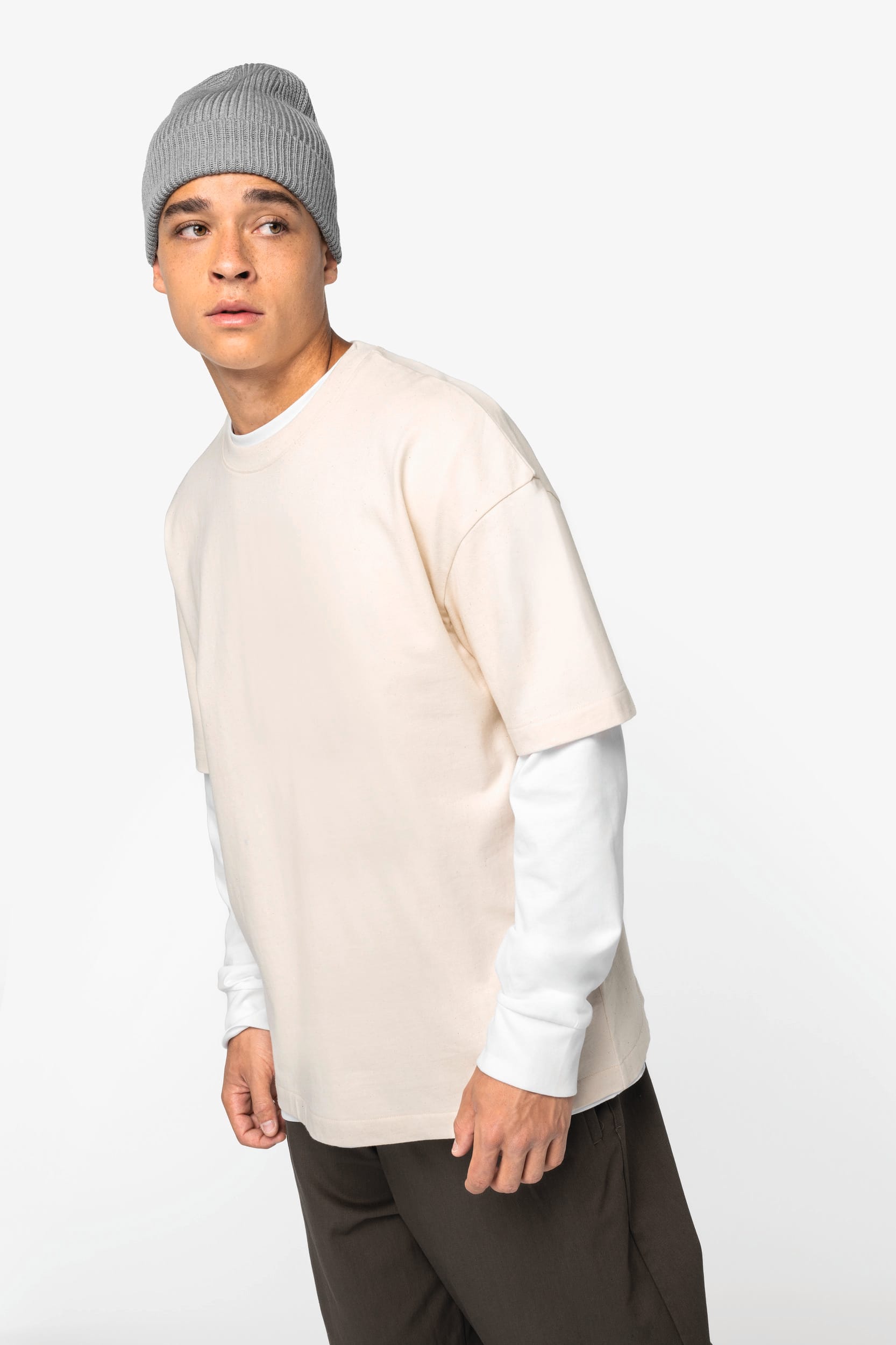 Camiseta ecorresponsable oversize hombre