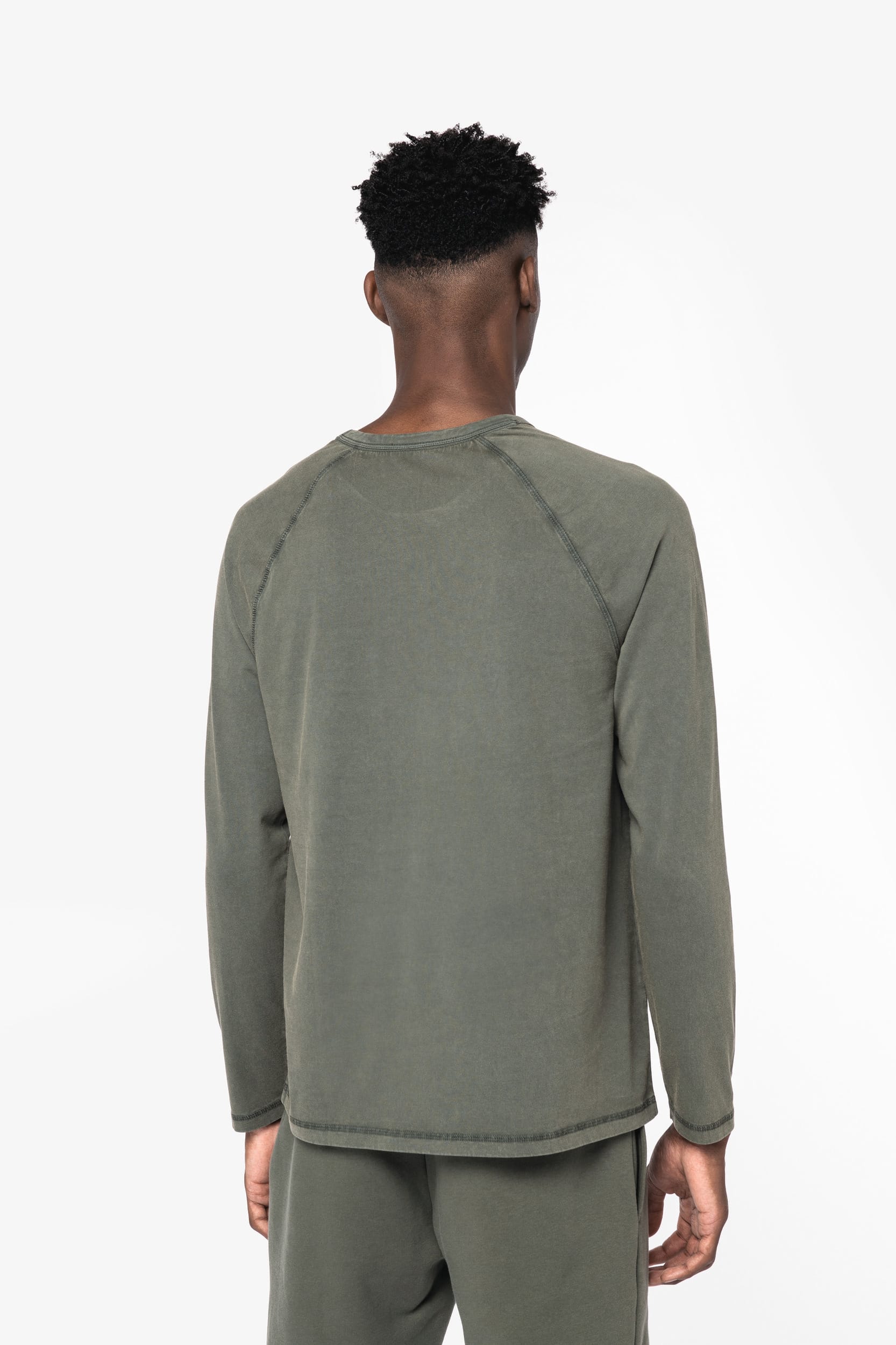 Eco-friendly men's long sleeve raglan t-shirt - Native Spirit