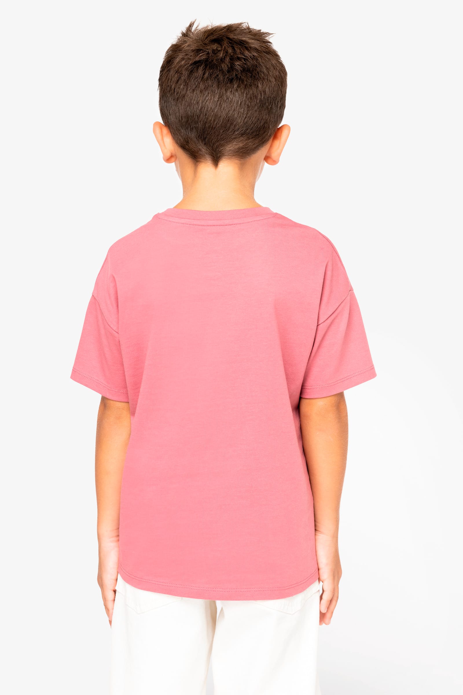 Ecologisch kinder T-shirt met afhangende schouders