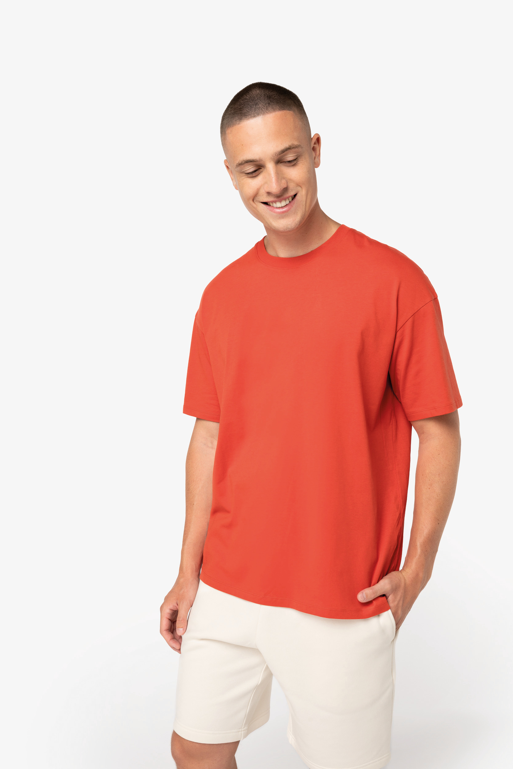 Ecologisch oversized heren T-shirt