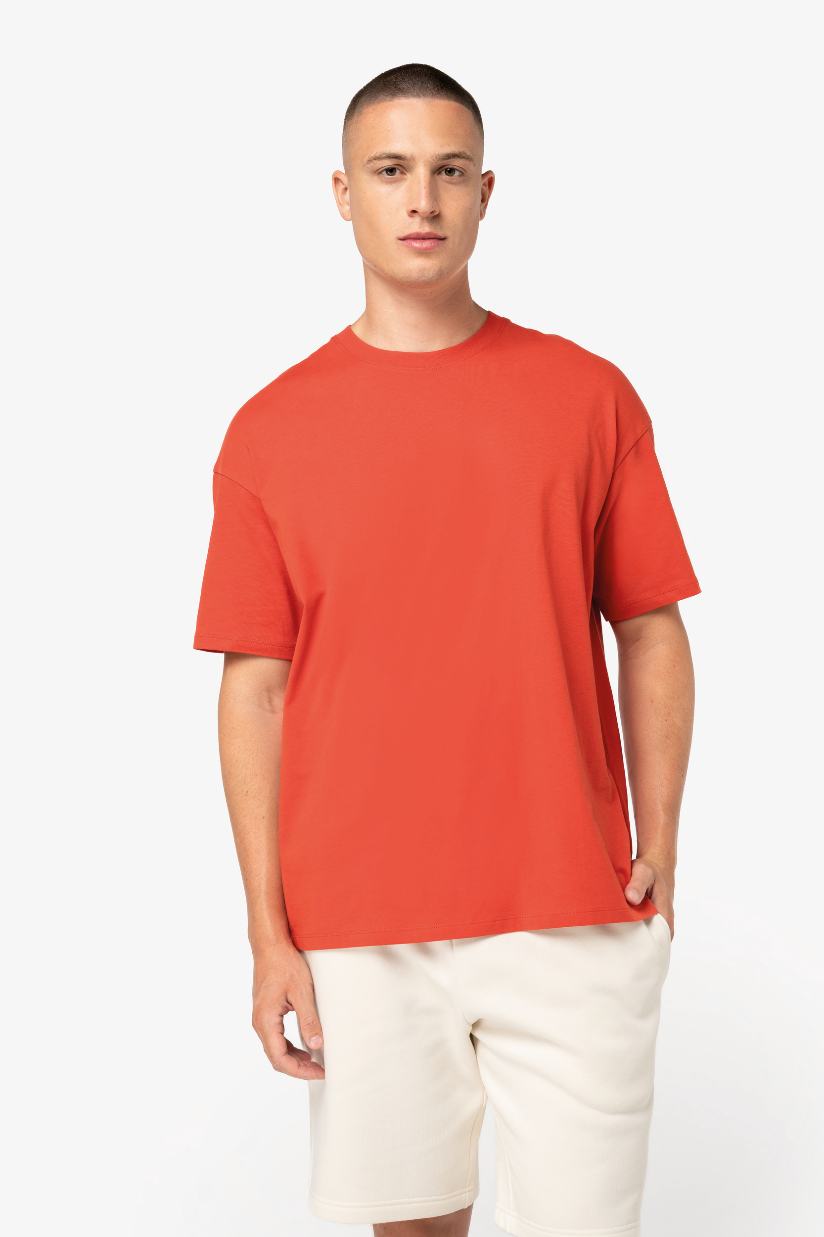 Ecologisch oversized heren T-shirt