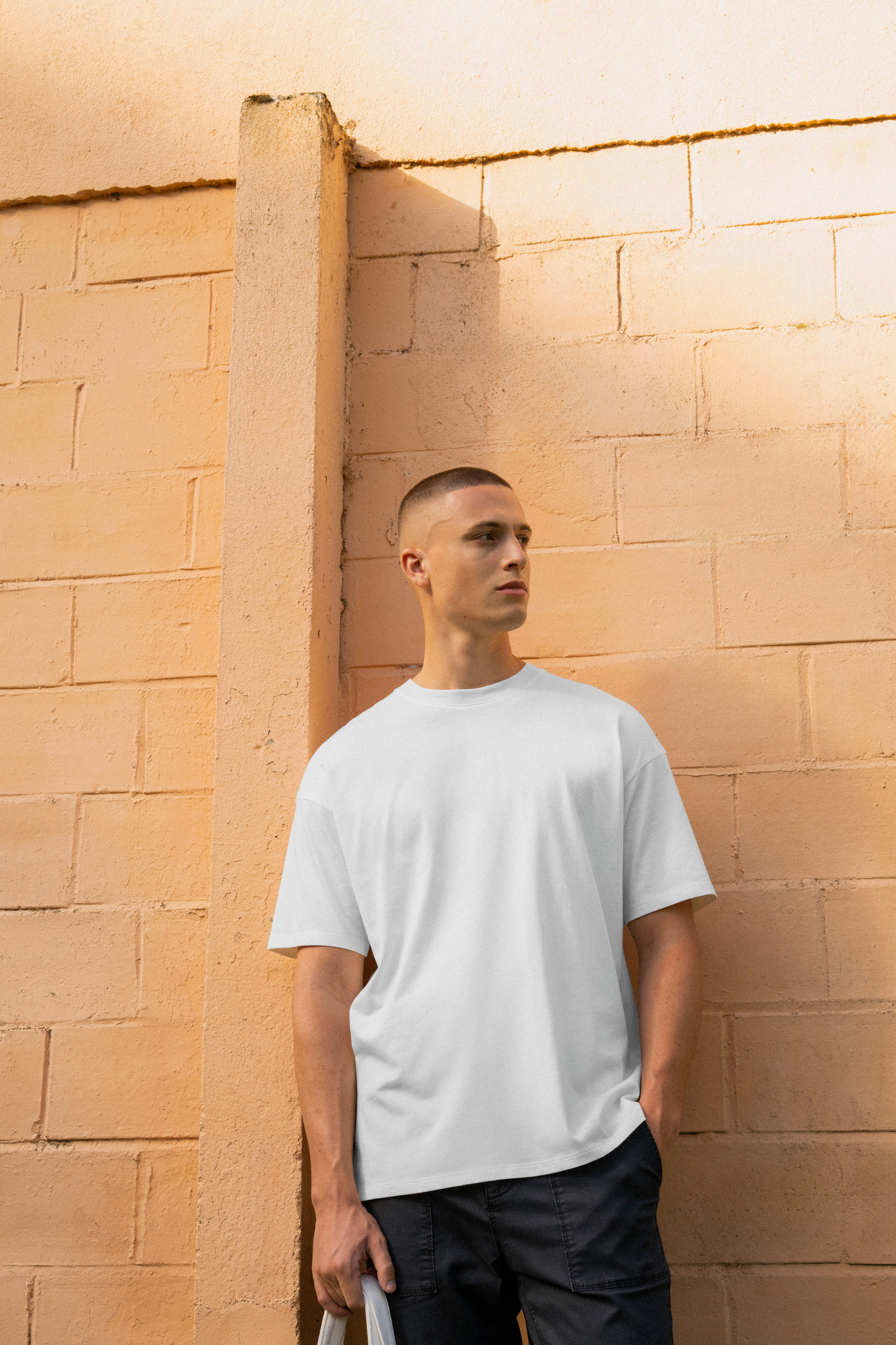 Ecologisch oversized heren T-shirt