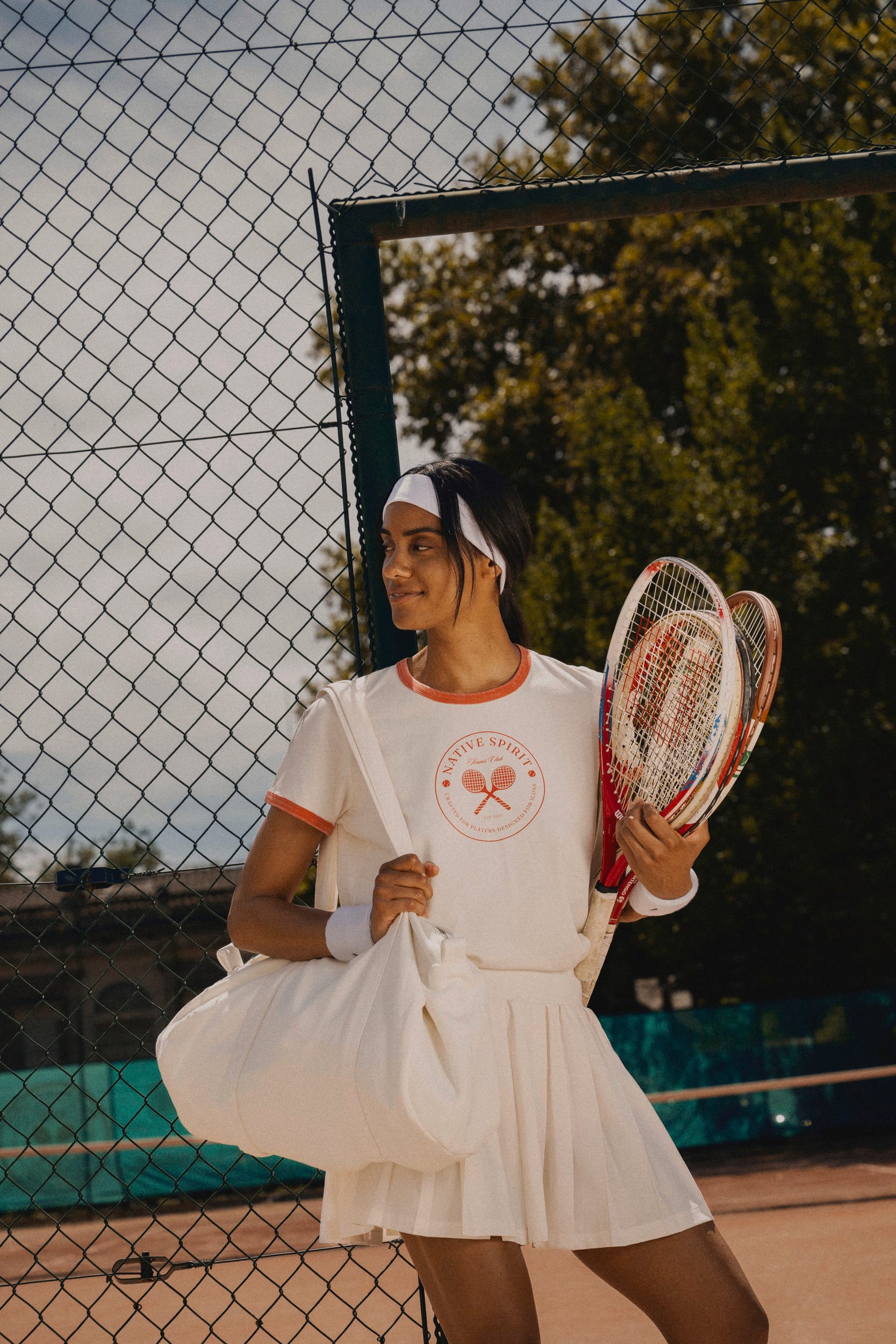 T-shirt ringer écoresponsable à bords contrastés effet délavé femme - Image 4