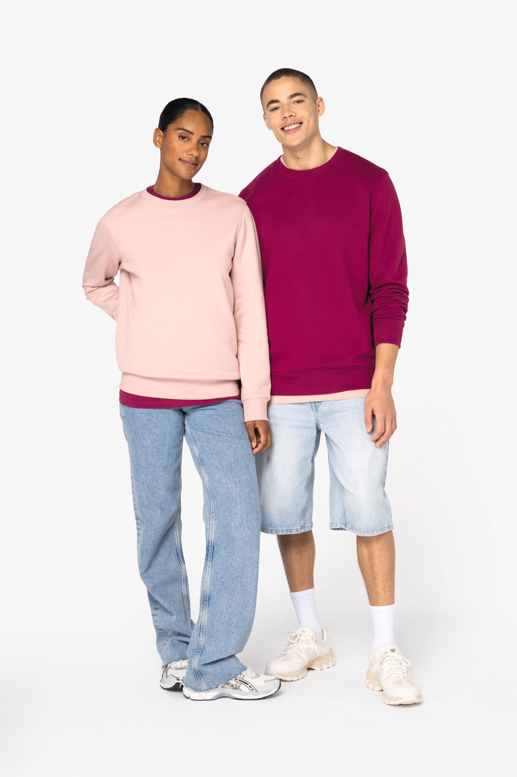 スウェット・トレーナー COVERNAT Terry Semi Over Raglan Man to Man Light Blue Midweight Terry Standard Crewneck | Reigning Champ