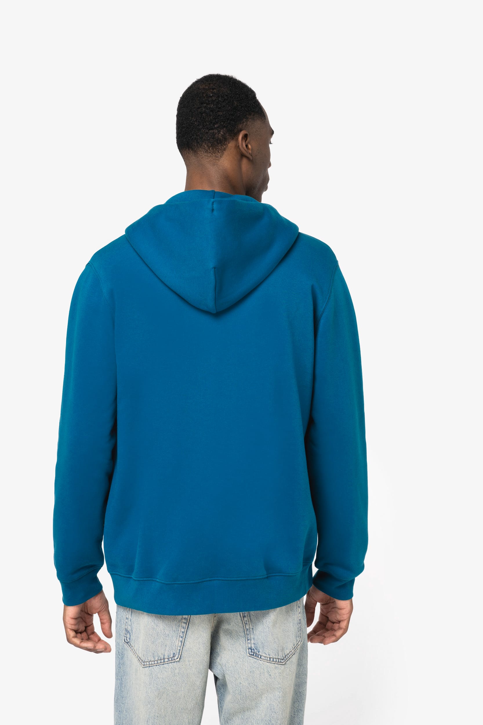 Sweat-shirt écoresponsable zippé à capuche unisexe - Image 6