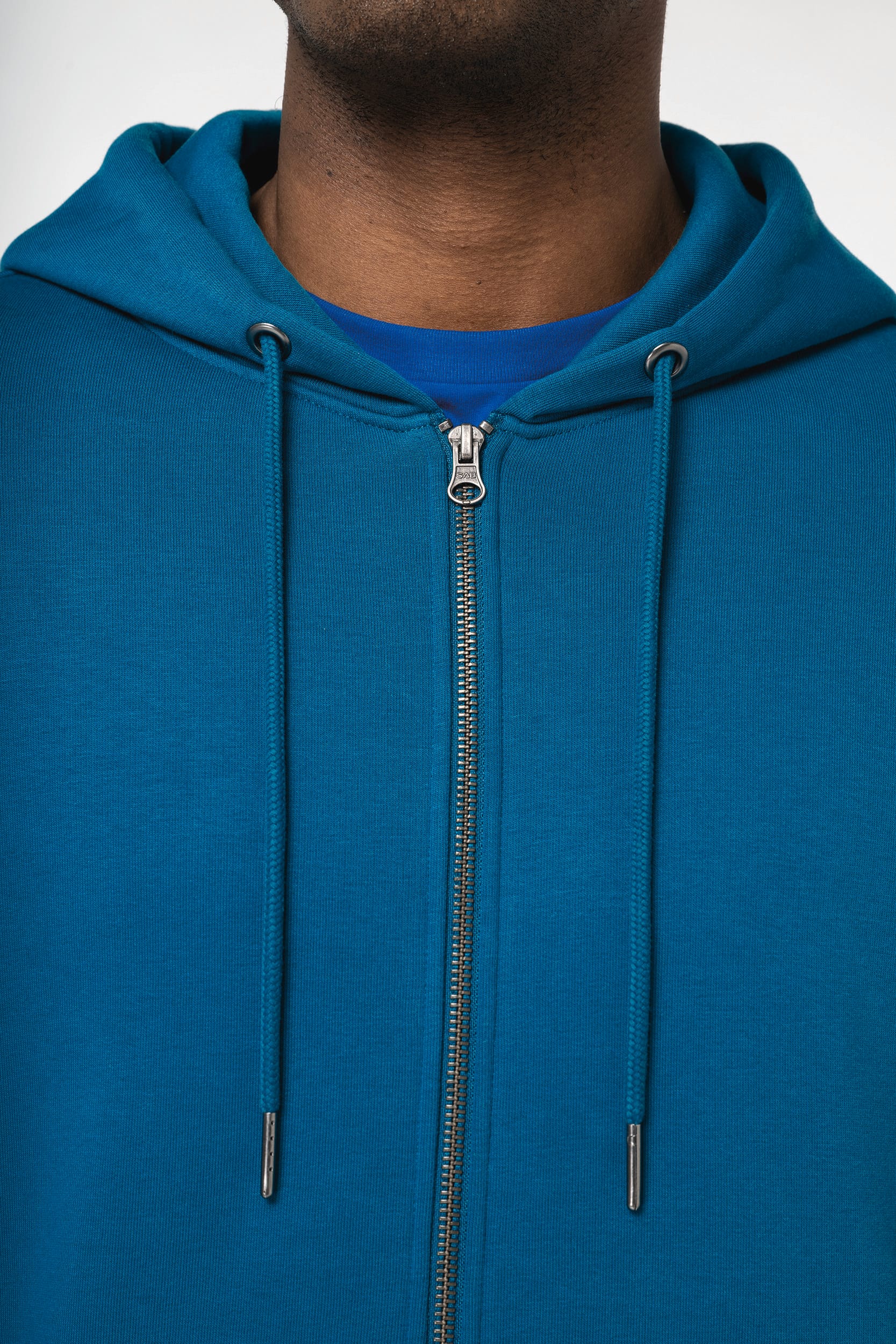 Sweat-shirt écoresponsable zippé à capuche unisexe - Image 8