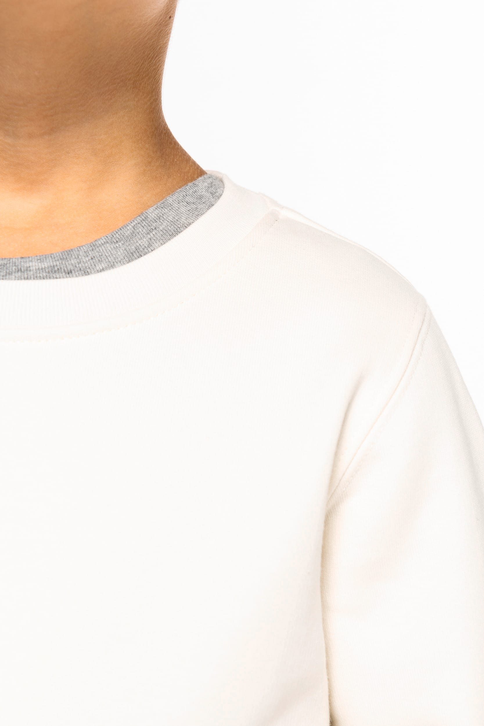 Sweat-shirt écoresponsable à col rond enfant - Image 5