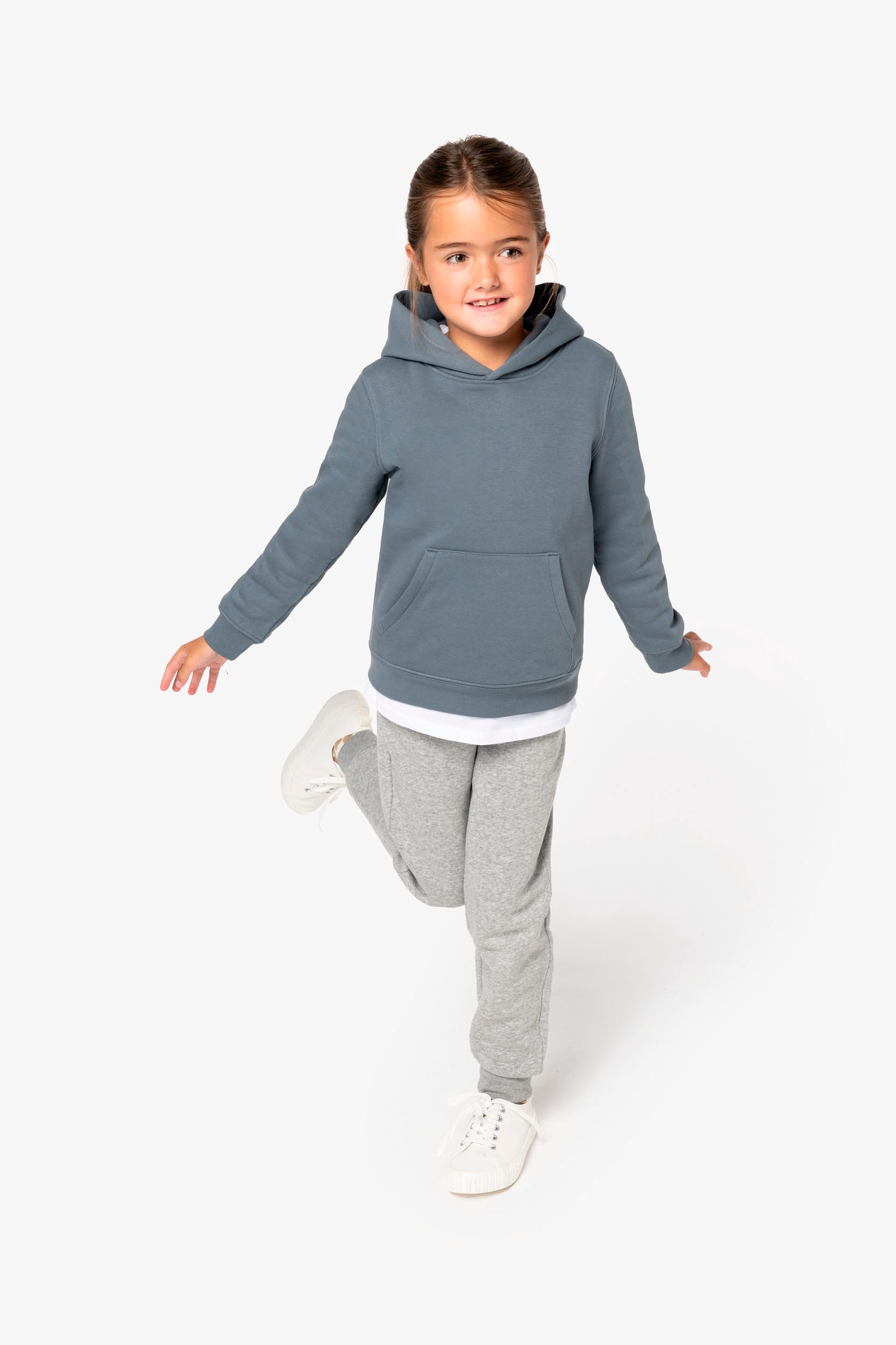 Sweat-shirt écoresponsable à capuche enfant - Image 2