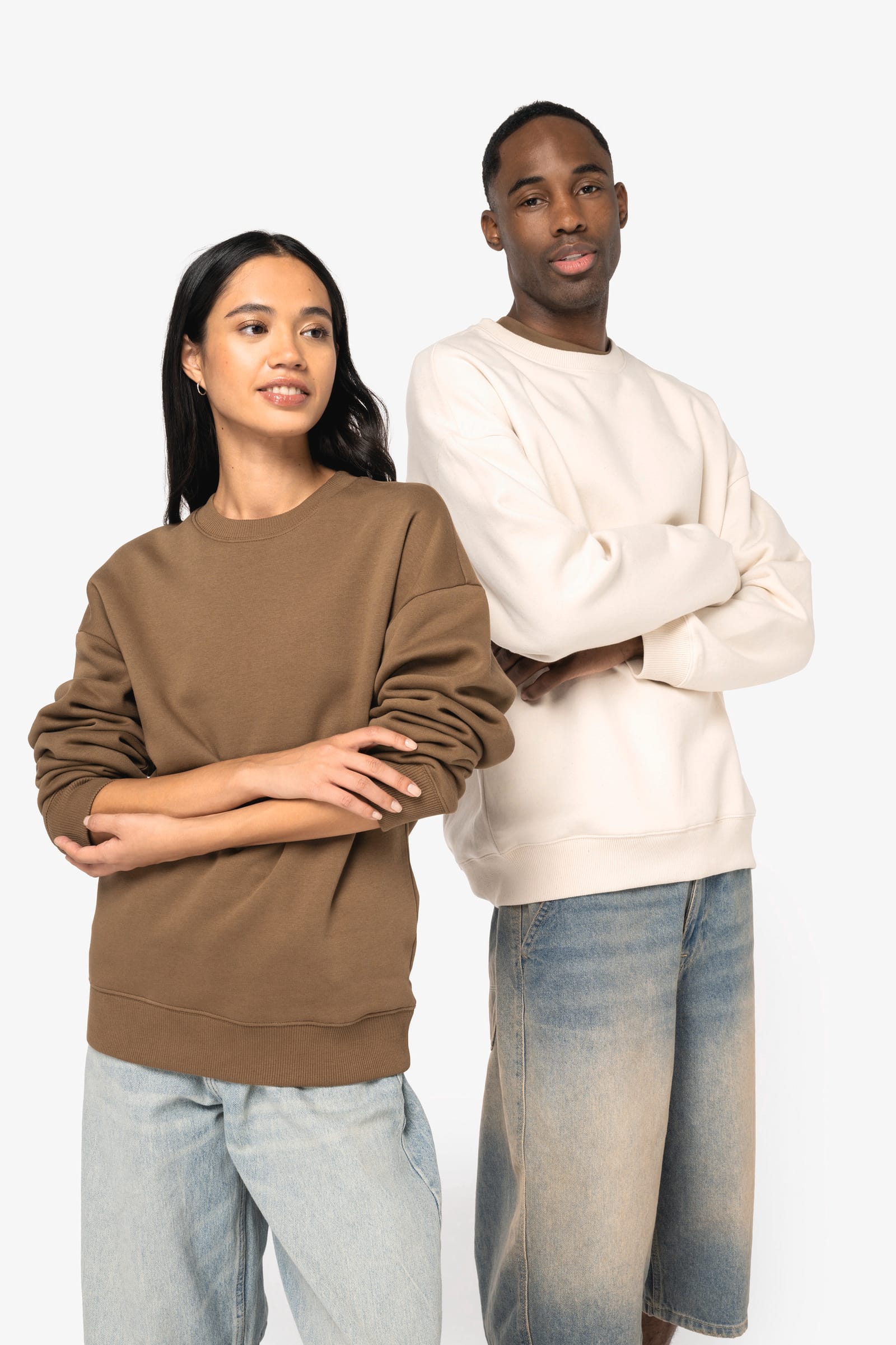 Sweatshirt oversize eco-responsável