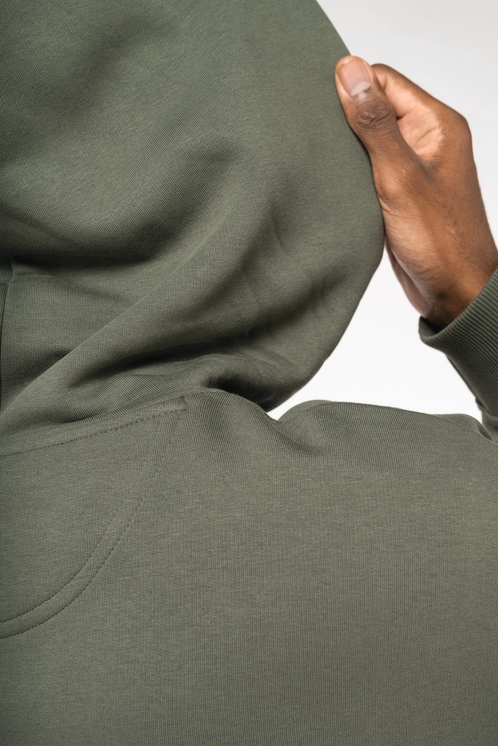 Sweat-shirt écoresponsable à capuche oversize unisexe - Image 10