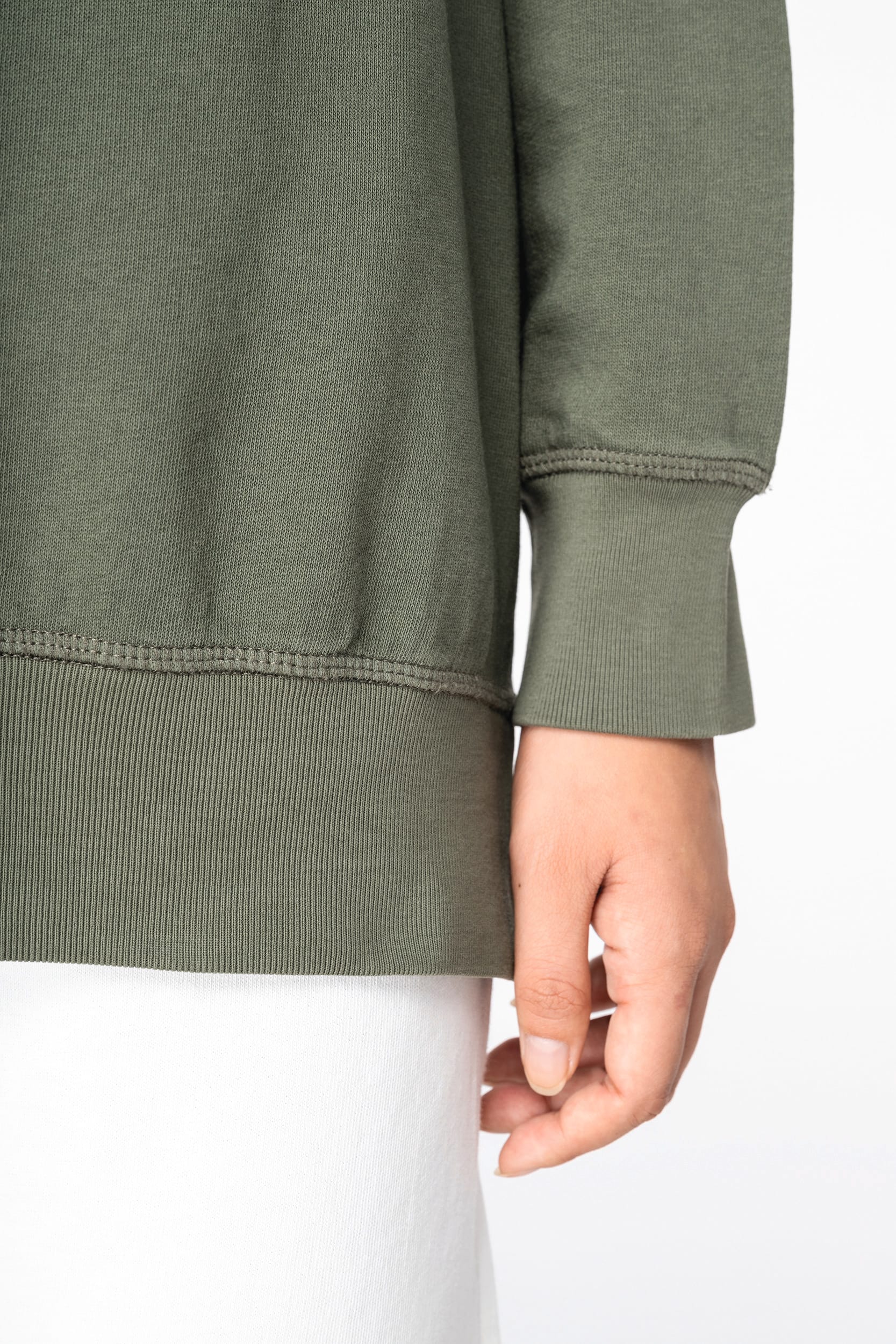 Sweat-shirt écoresponsable à col rond French Terry unisexe - Image 8