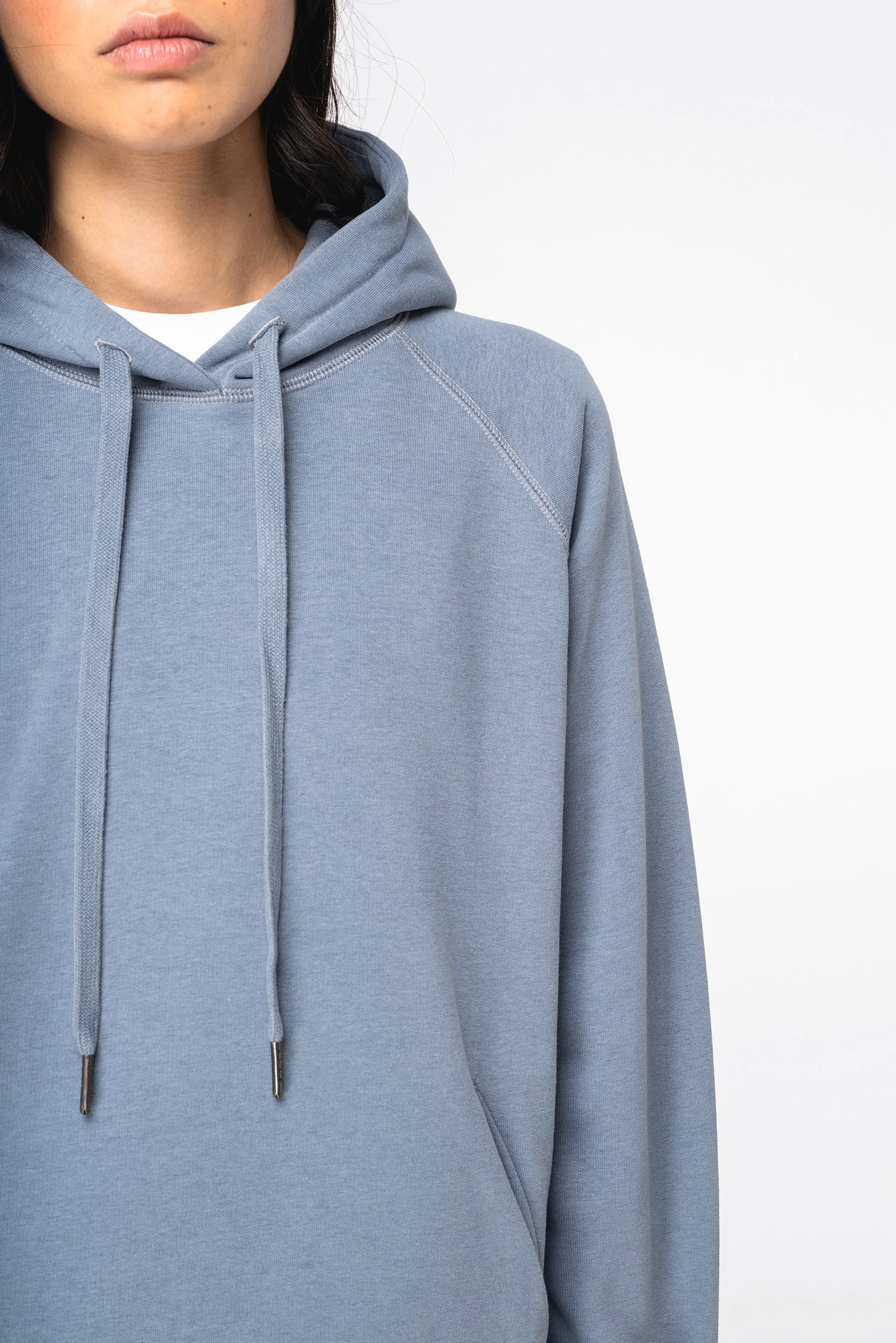 Sweat-shirt écoresponsable à capuche raglan femme - Image 4