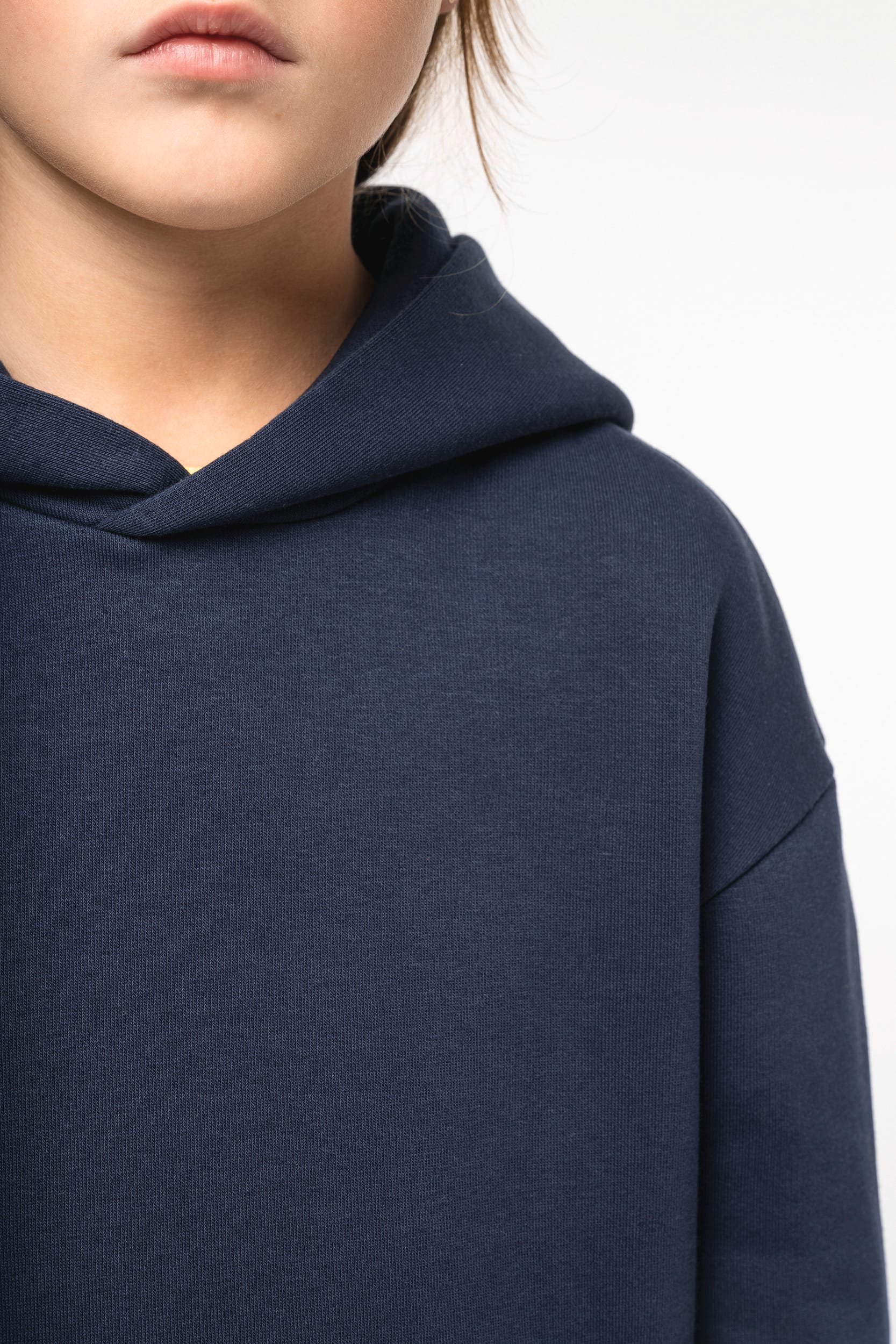 Sweat-shirt écoresponsable à capuche oversize enfant - Image 7