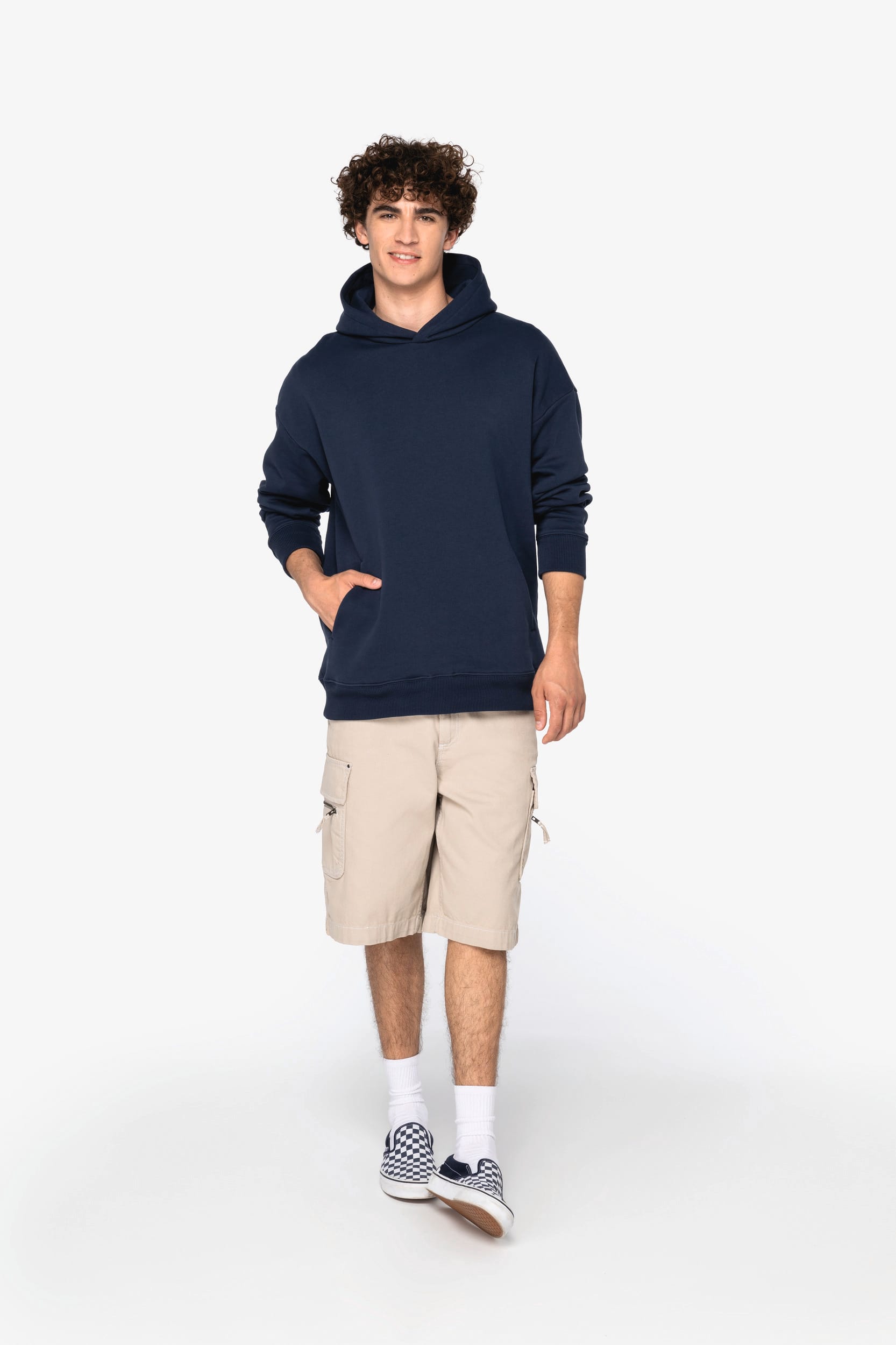 Sweat-shirt écoresponsable à capuche oversize unisexe - Image 3