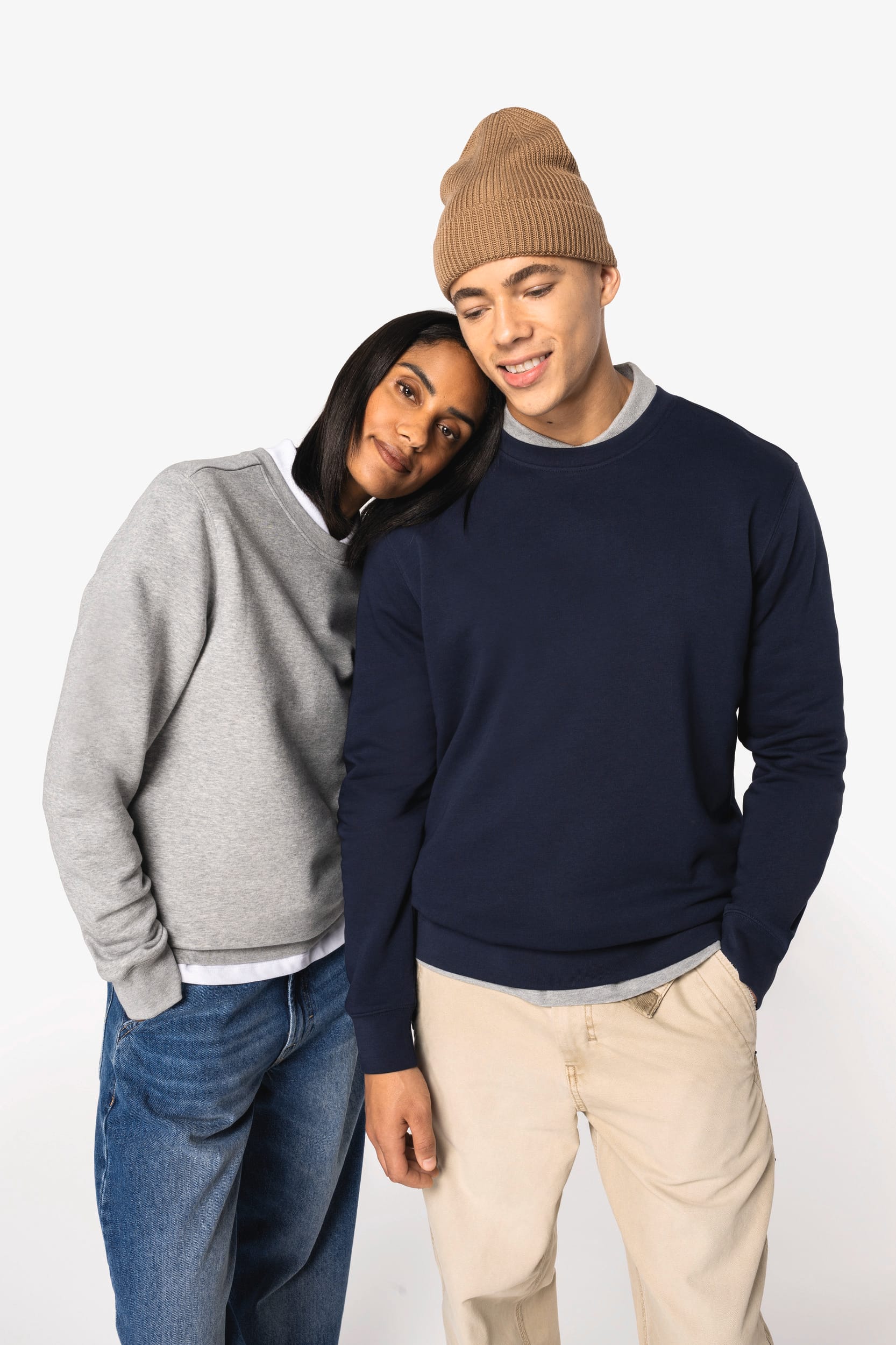 Eco-friendly unisex round neck sweatshirt
