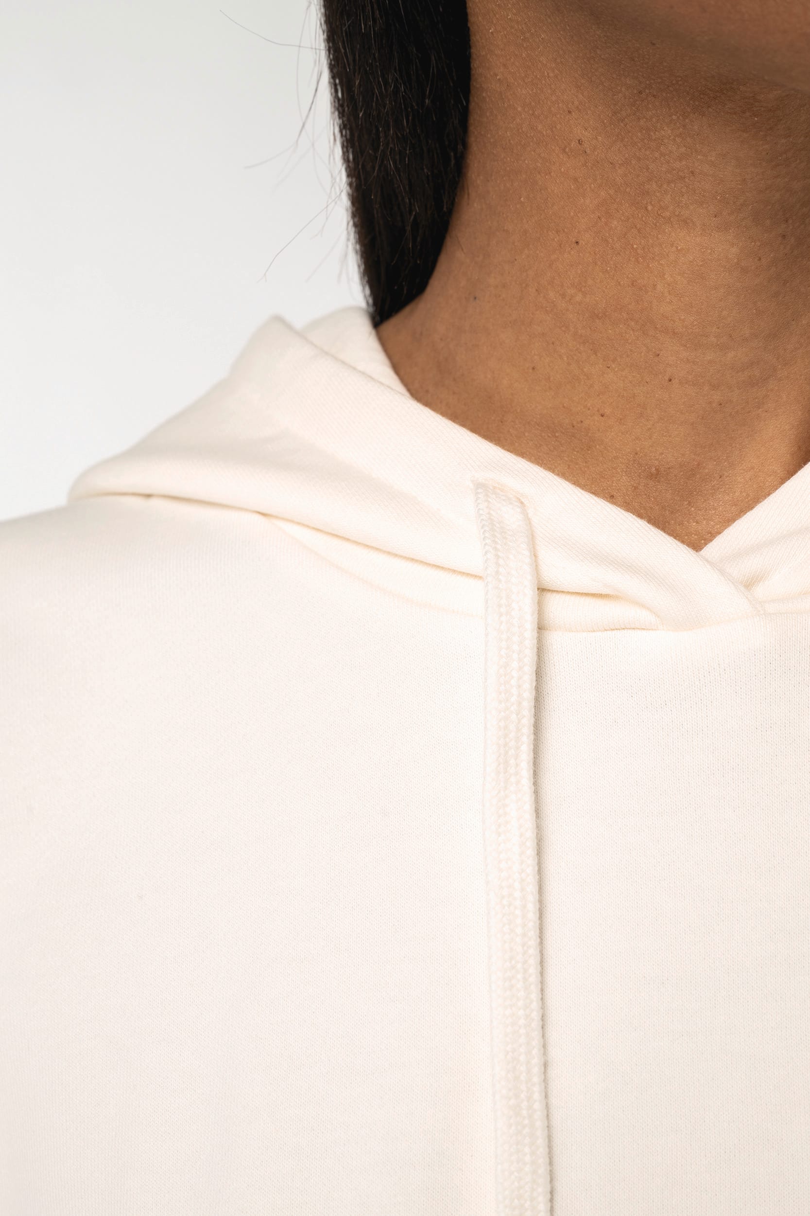 Sweat-shirt écoresponsable à capuche oversize sans manches French Terry femme - Image 8