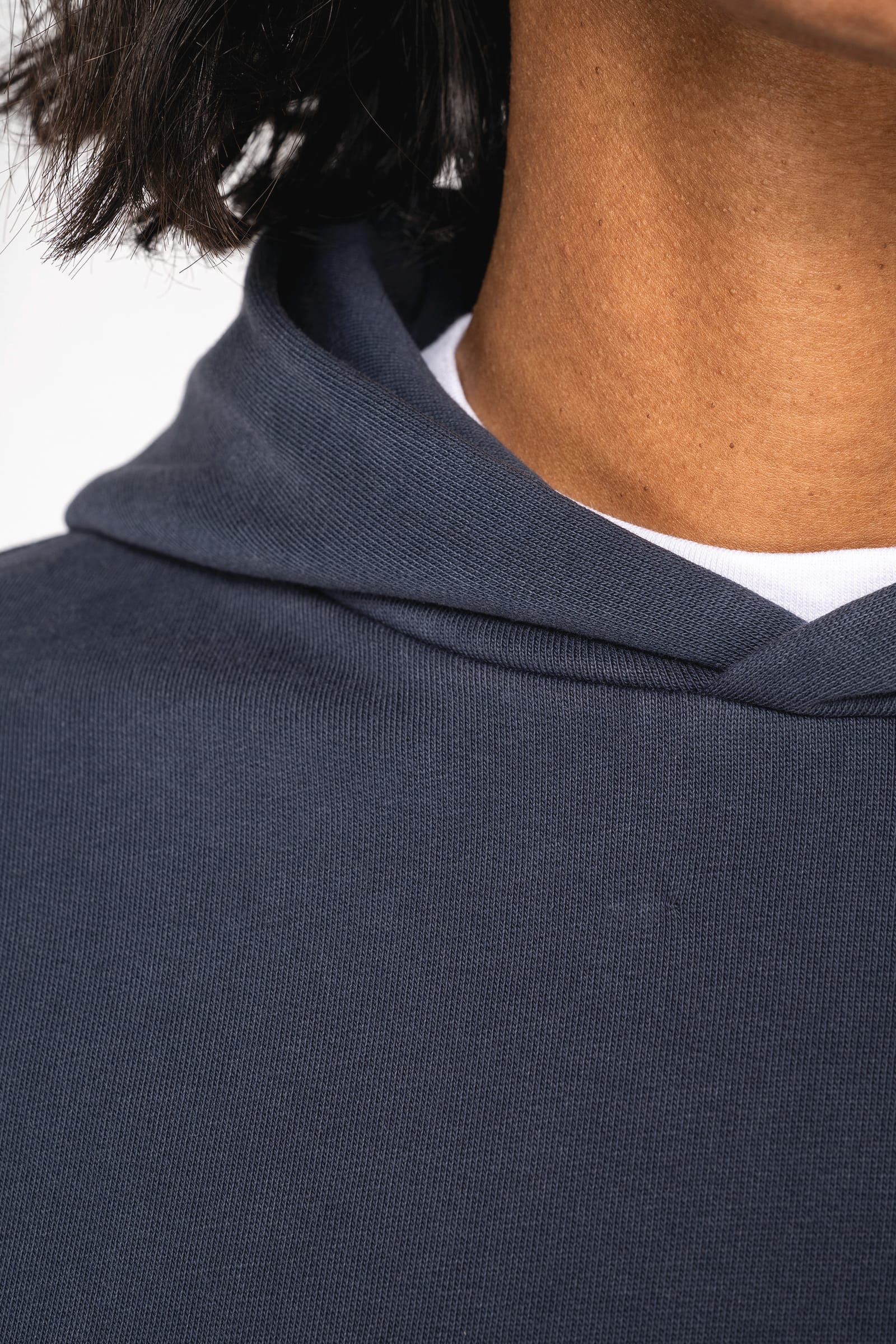 Duurzame uniseks oversized verwassen sweater met capuchon