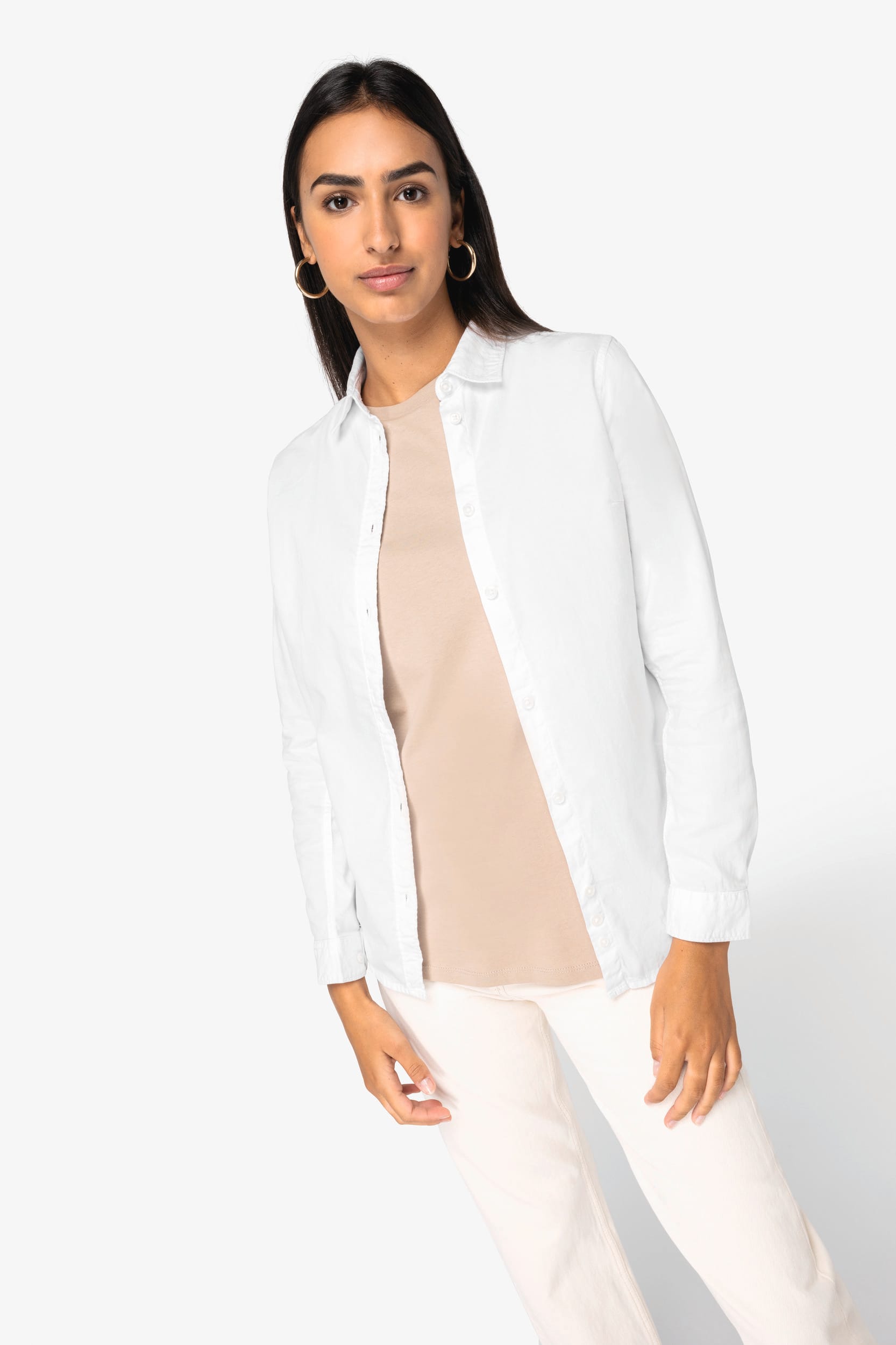 Chemise écoresponsable délavée femme - Image 11