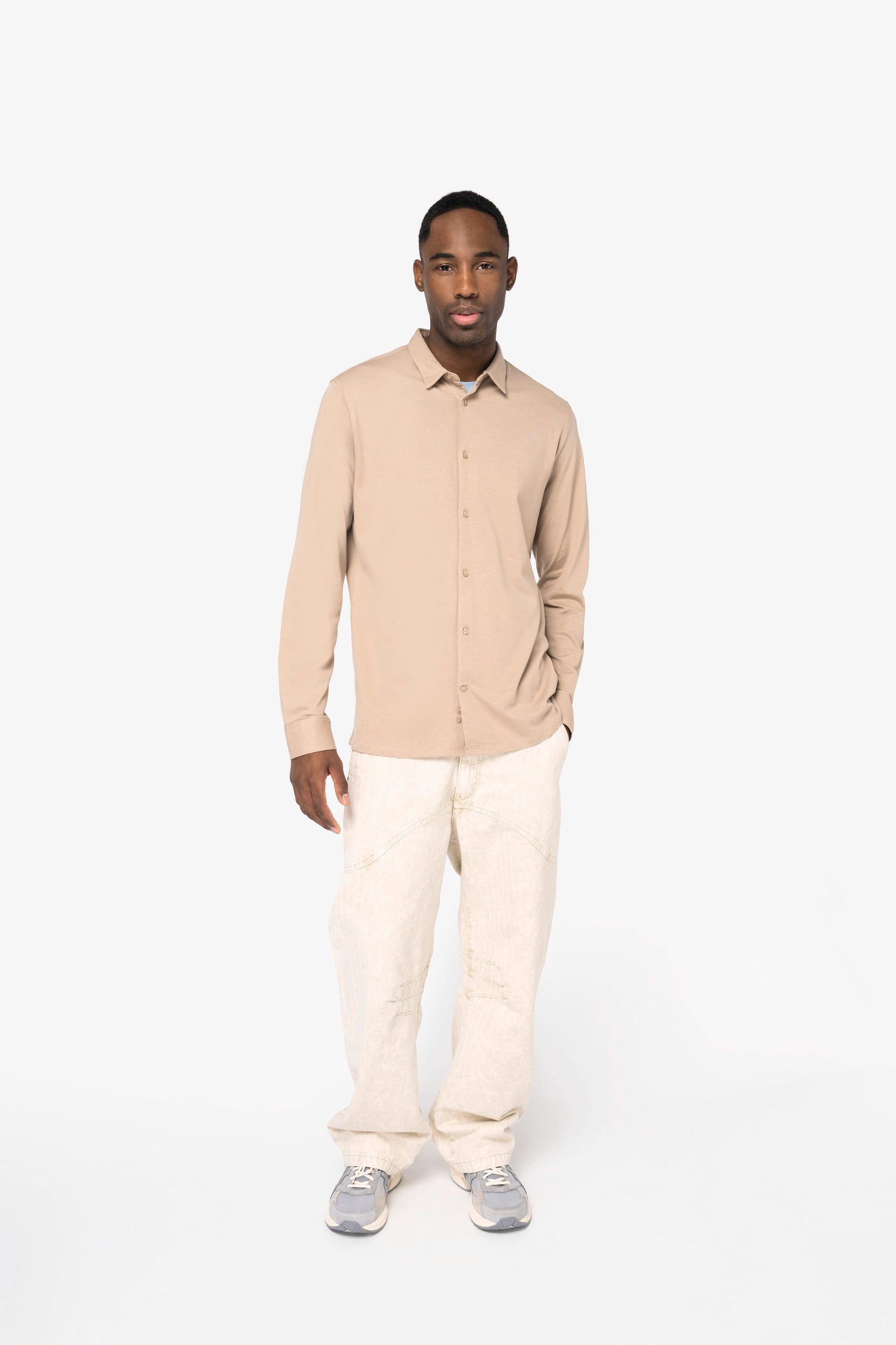 Chemise écoresponsable en jersey homme - Image 2