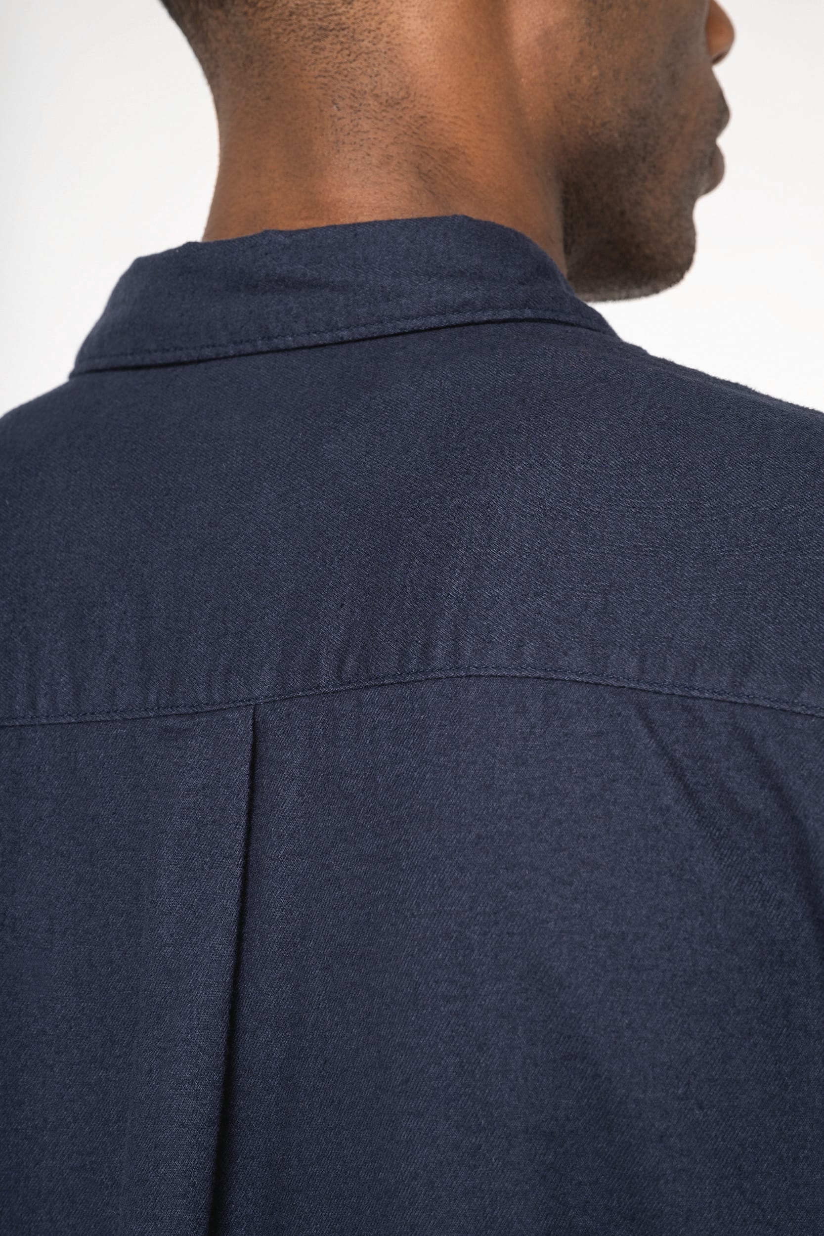 Camisa eco-responsável em flanela de homem