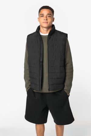 Duurzame gewatteerde herenbodywarmer
