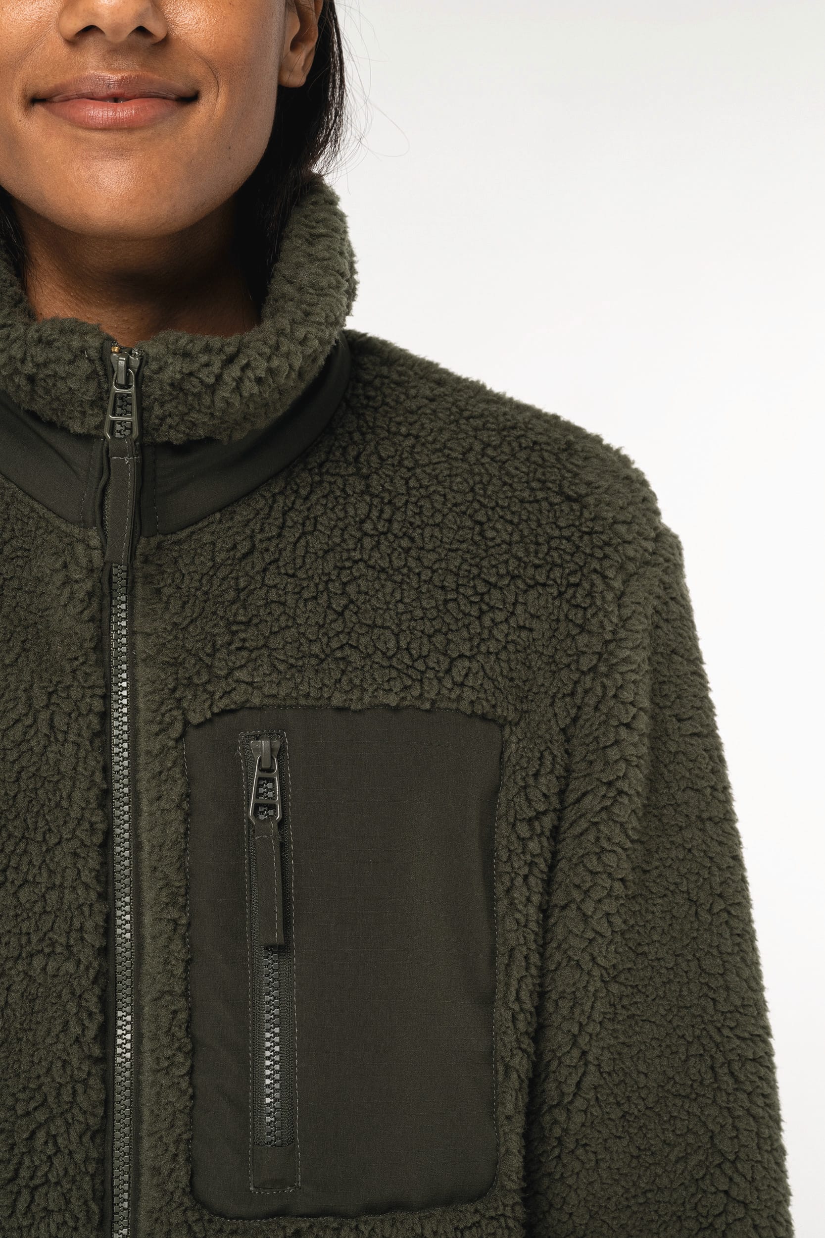 Veste écoresponsable en sherpa unisexe - Image 7