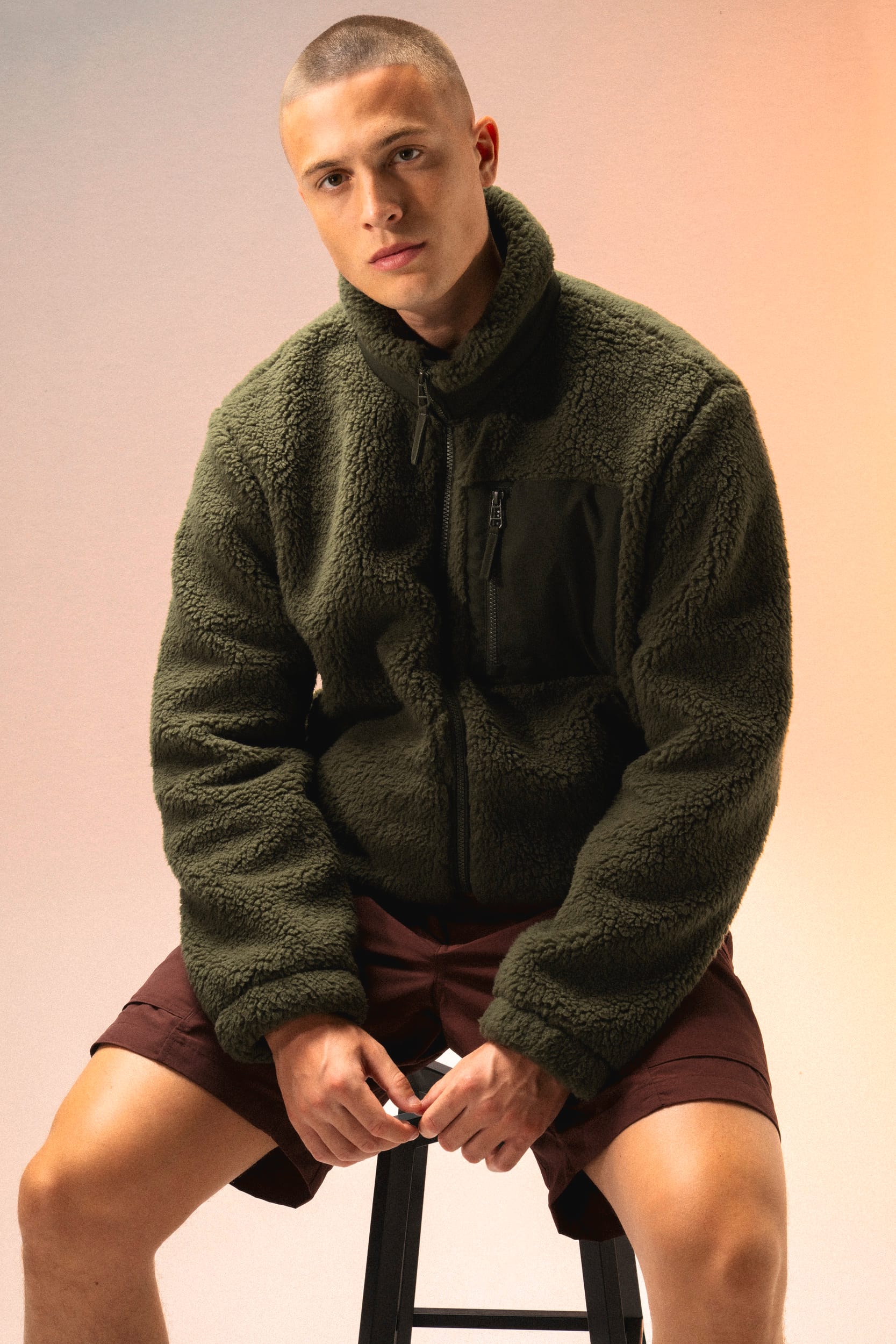 Veste écoresponsable en sherpa unisexe - Image 6