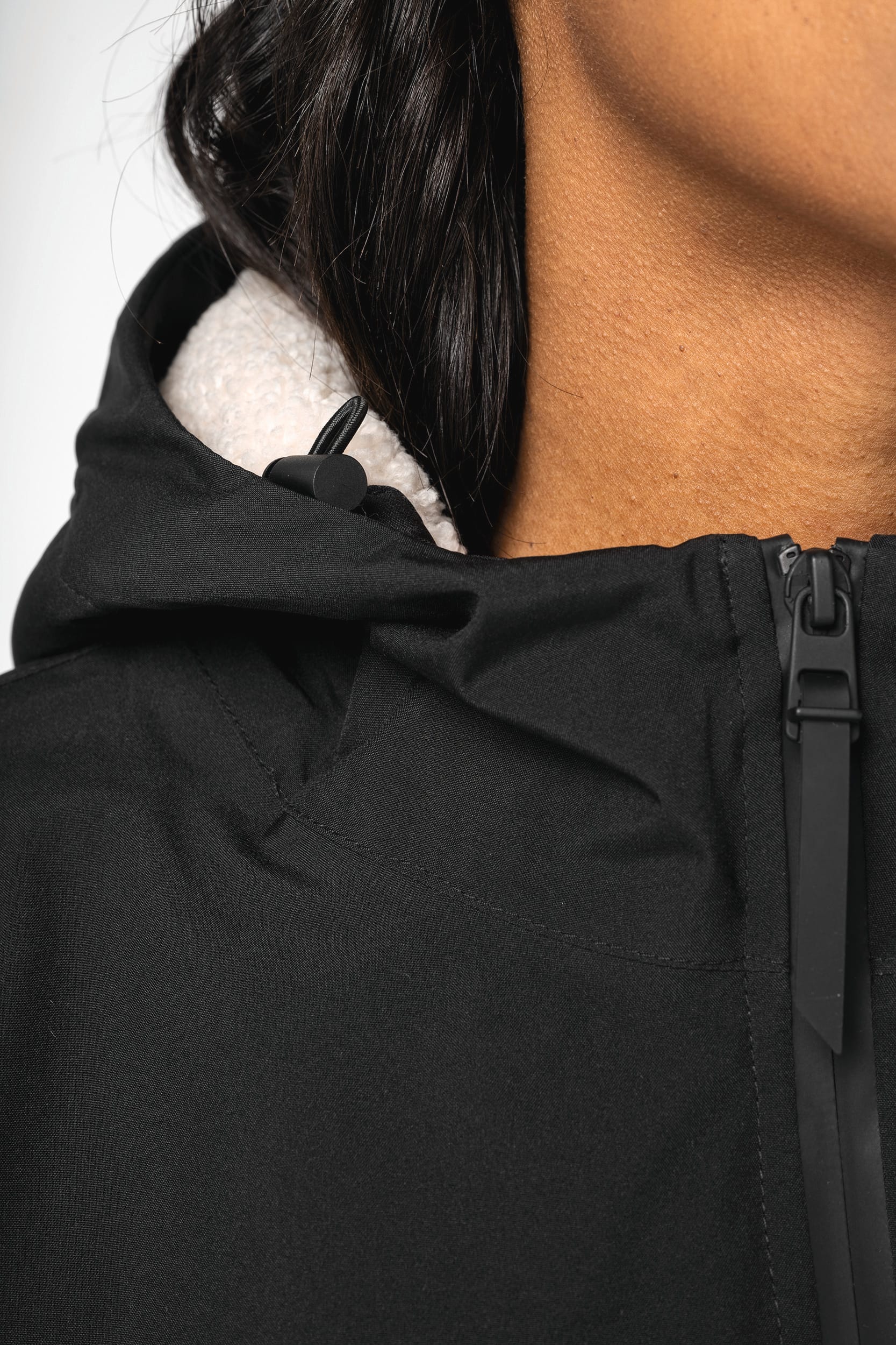 Veste écoresponsable imperméable doublée en sherpa unisexe - Image 8