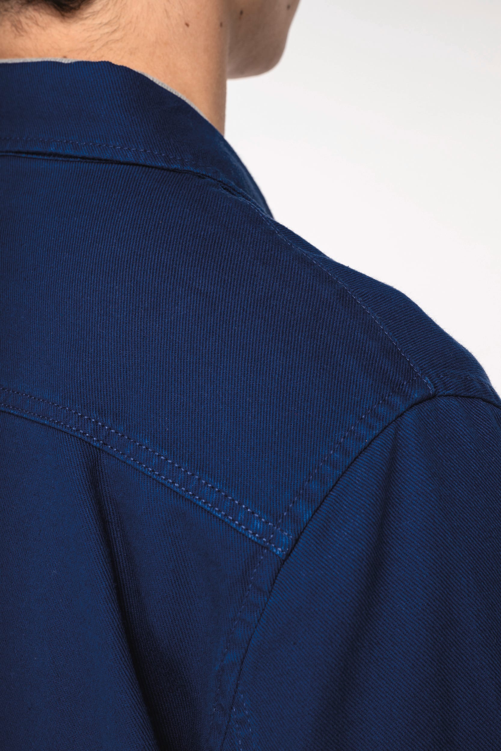 Veste worker écoresponsable délavée homme