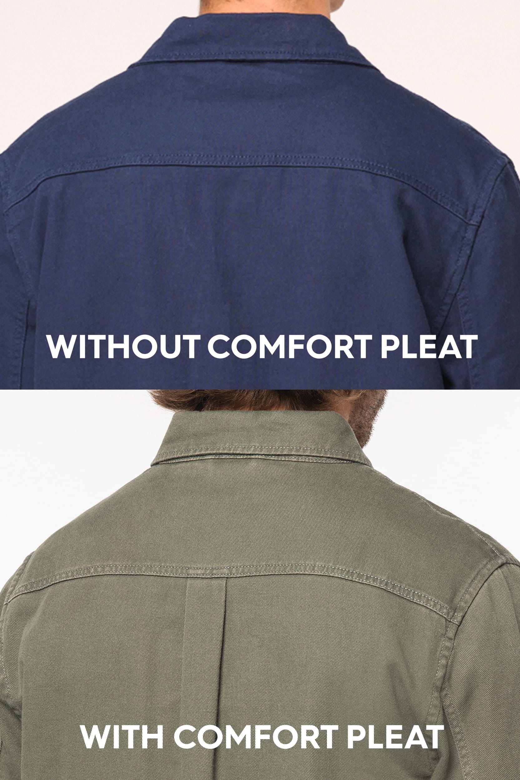 Casaco worker eco-responsável com aspecto lavado de homem