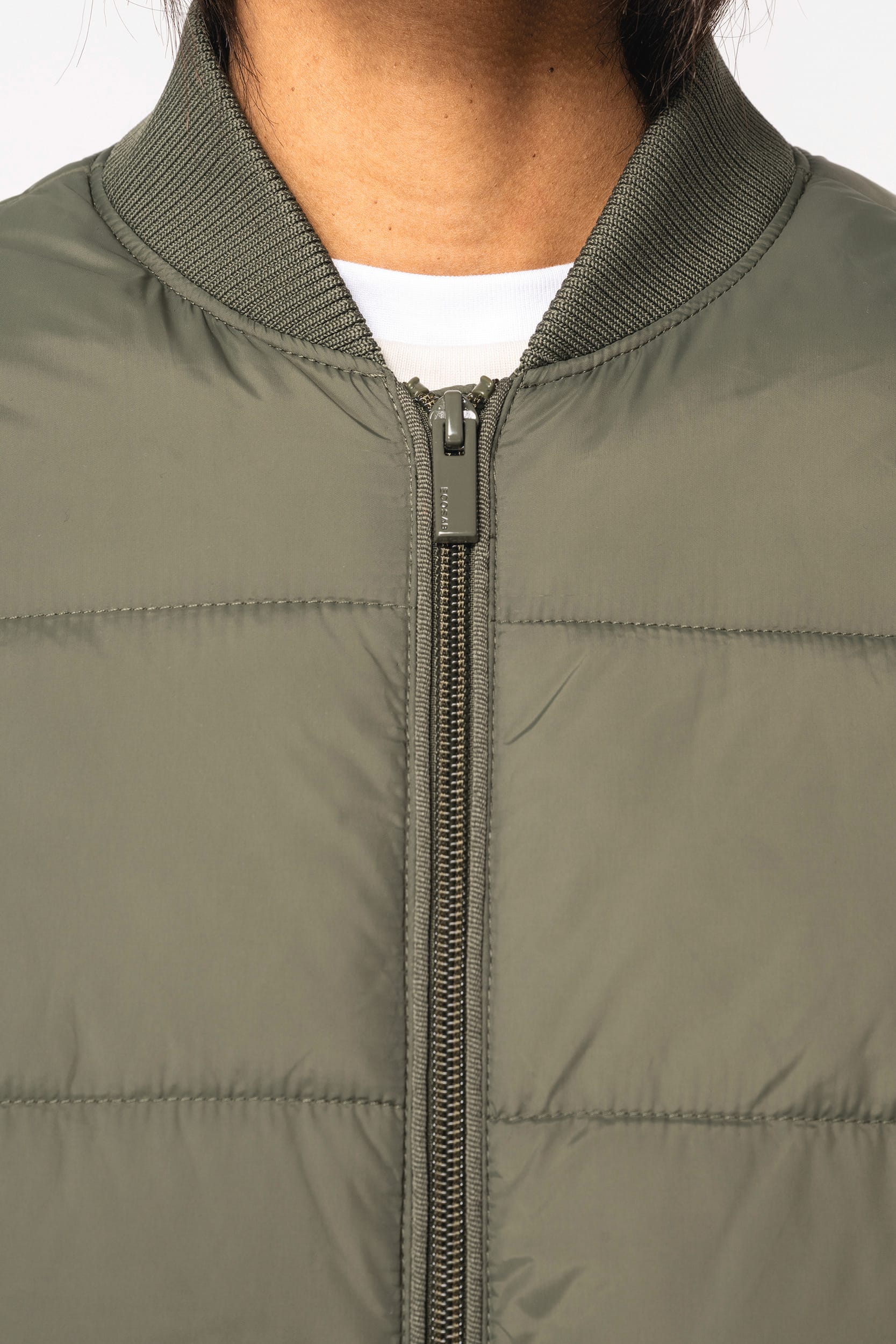 Veste matelassée écoresponsable à col teddy unisexe - Image 7