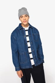 Veste denim portée par un homme