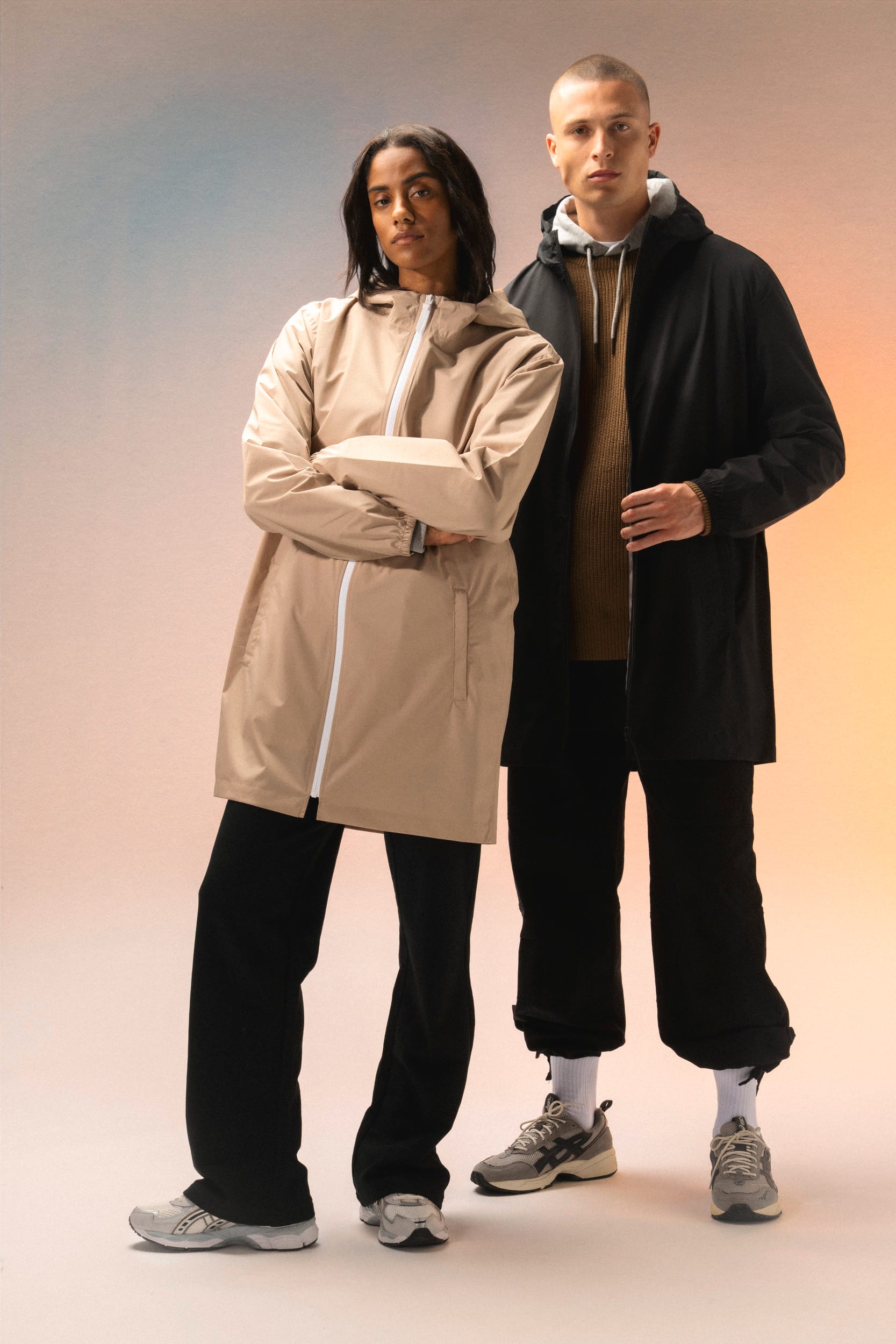 Veste écoresponsable imperméable unisexe