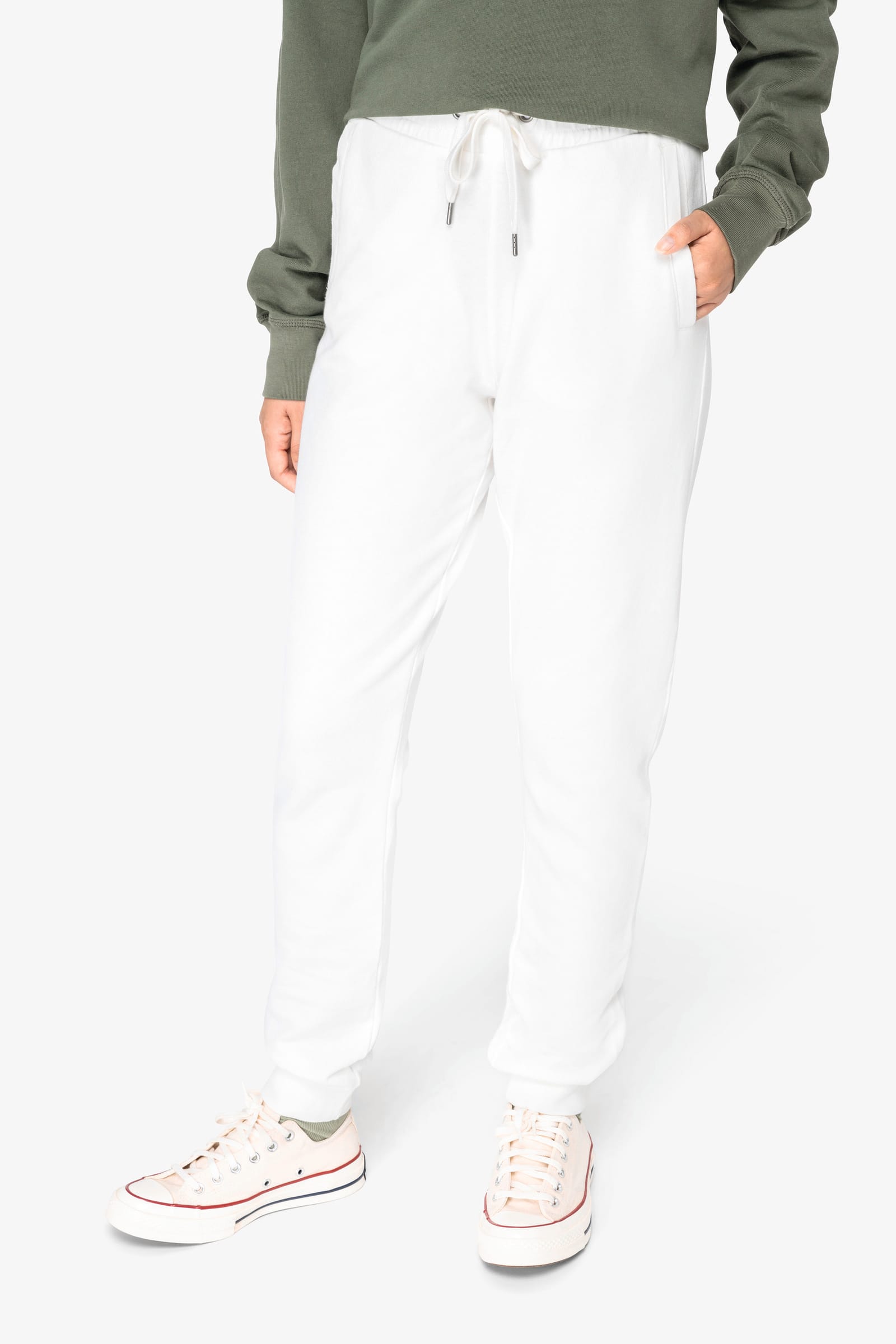 Ecologische uniseks jogging French Terry