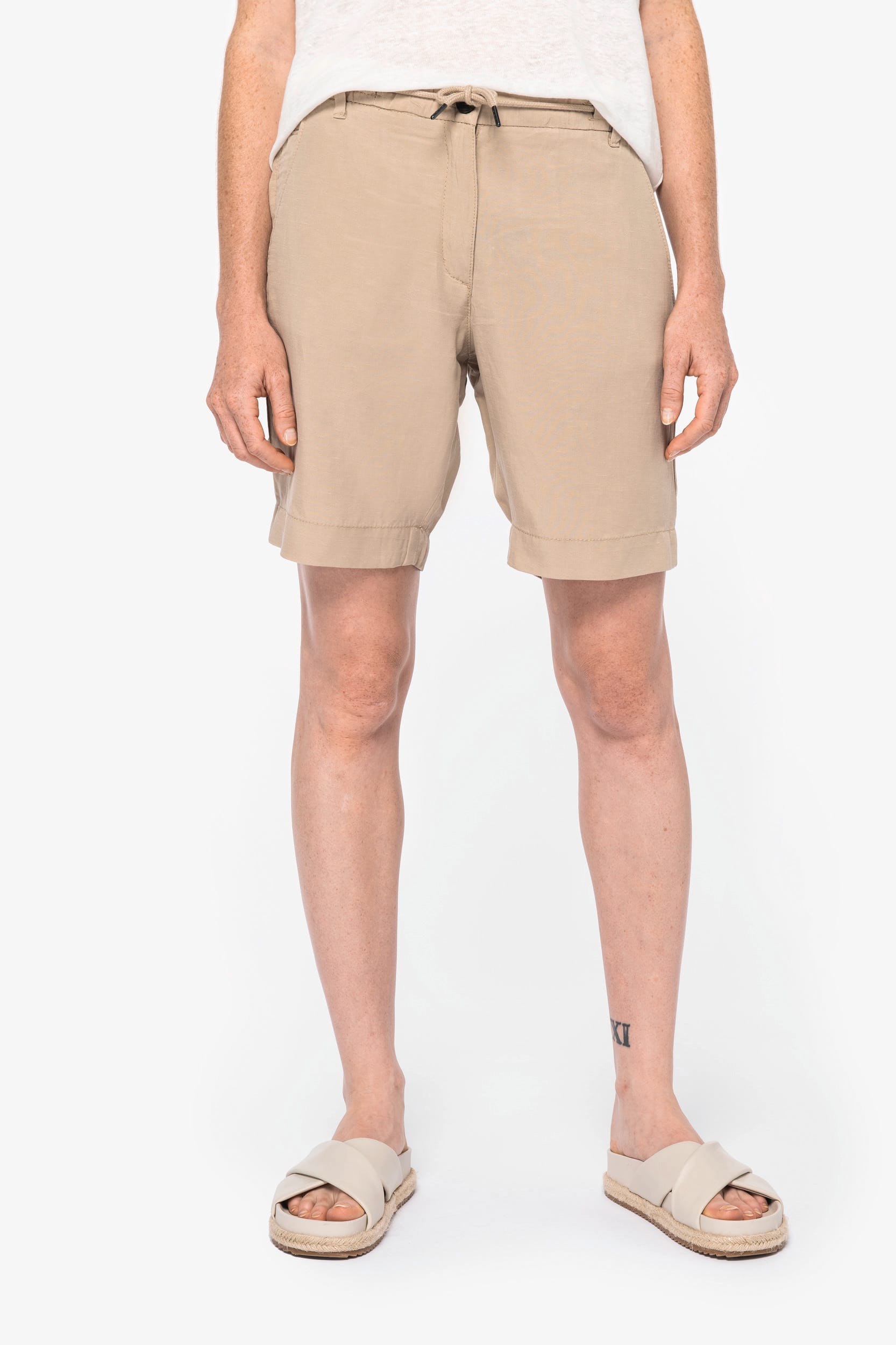 Bermuda em liocel TENCEL™ de senhora