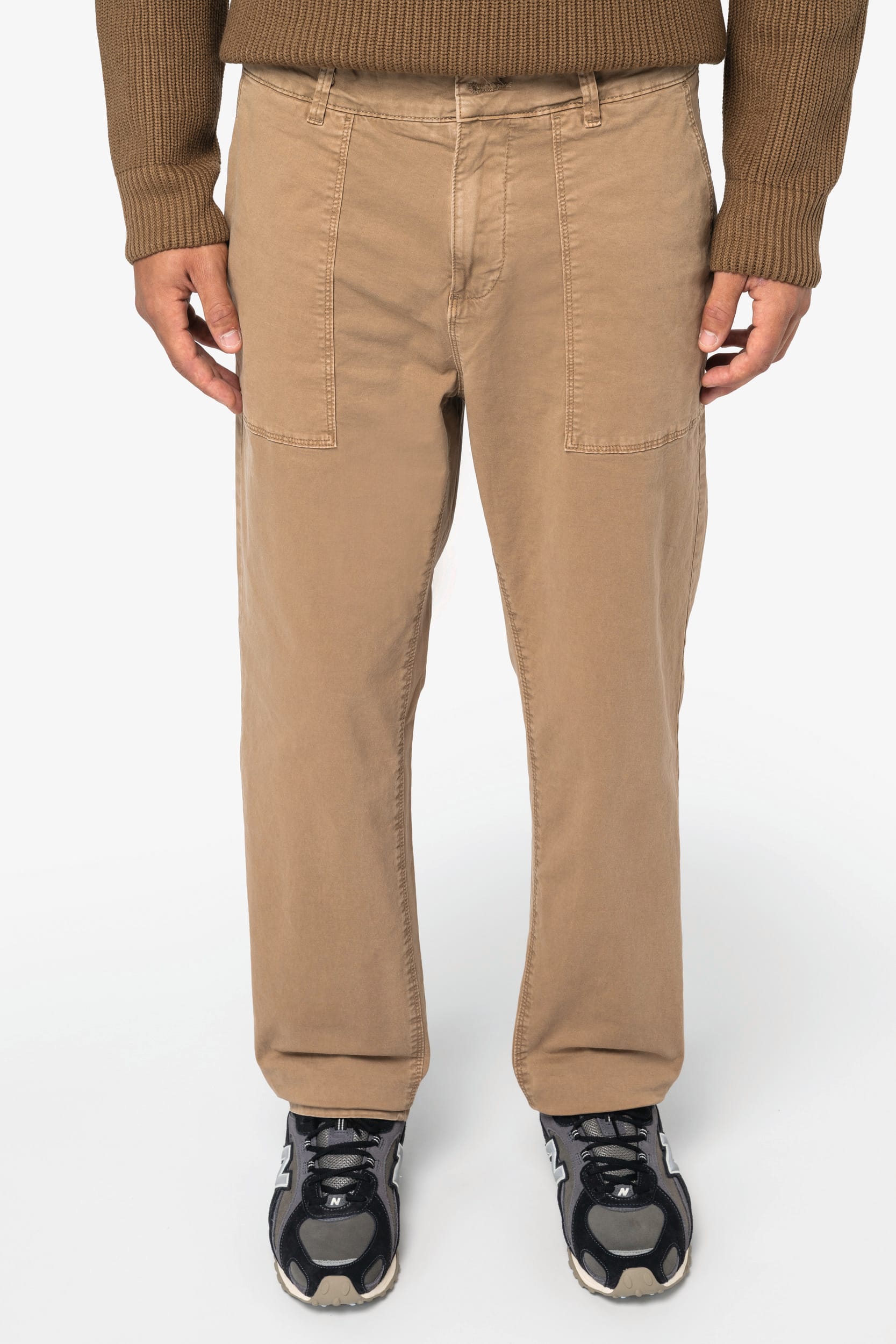 Pantalon utility écoresponsable délavé homme