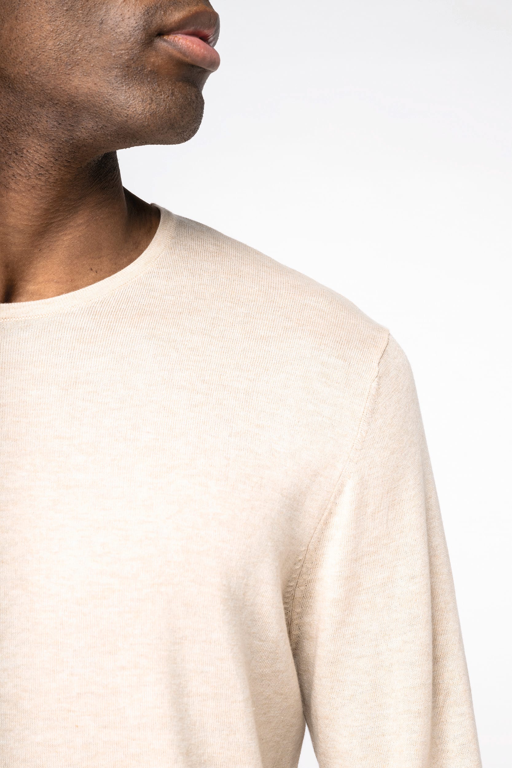 Camisola eco-responsável decote redondo em liocel de homem