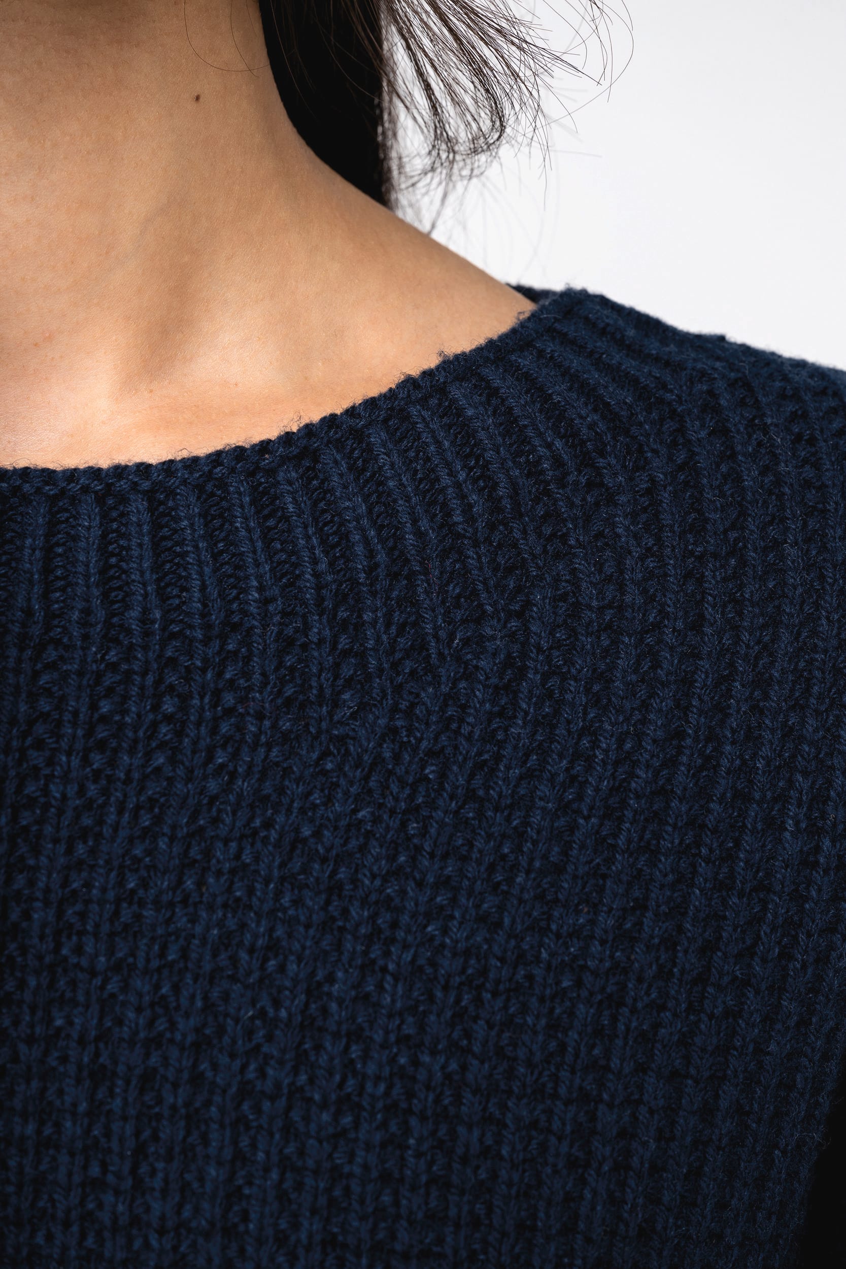 Camisola eco-responsável em lã Merino de senhora