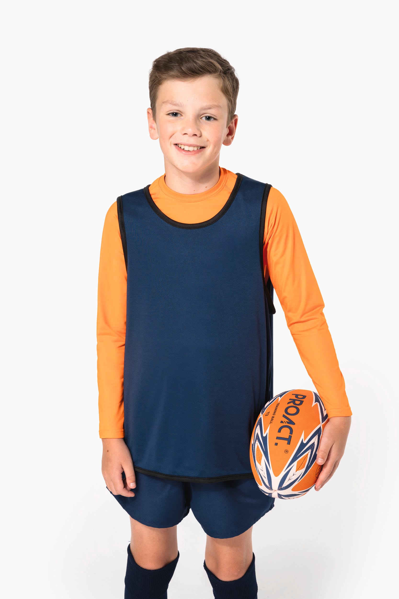 Chasuble de rugby réversible enfant