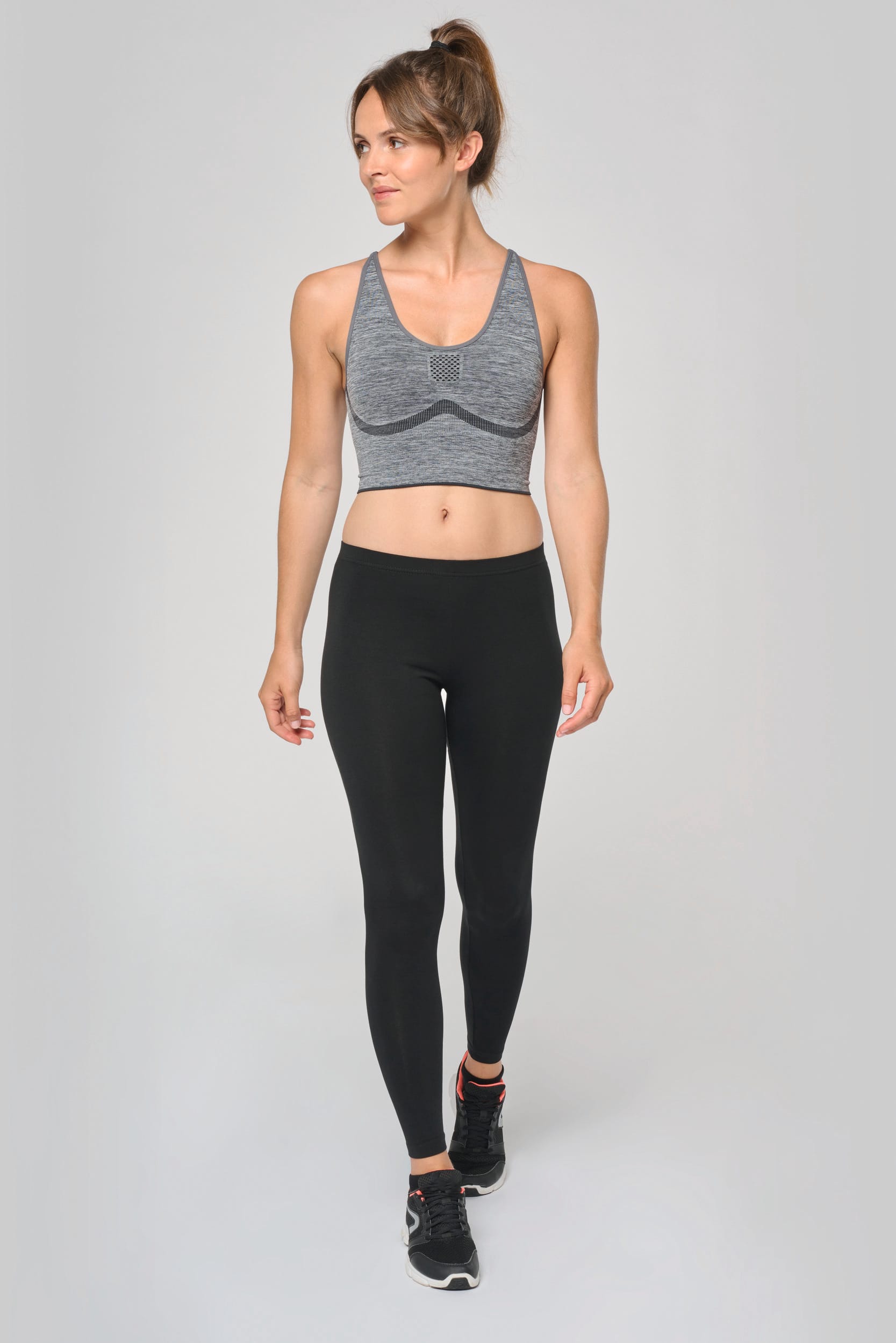 Soutien de desporto regulável sem costuras