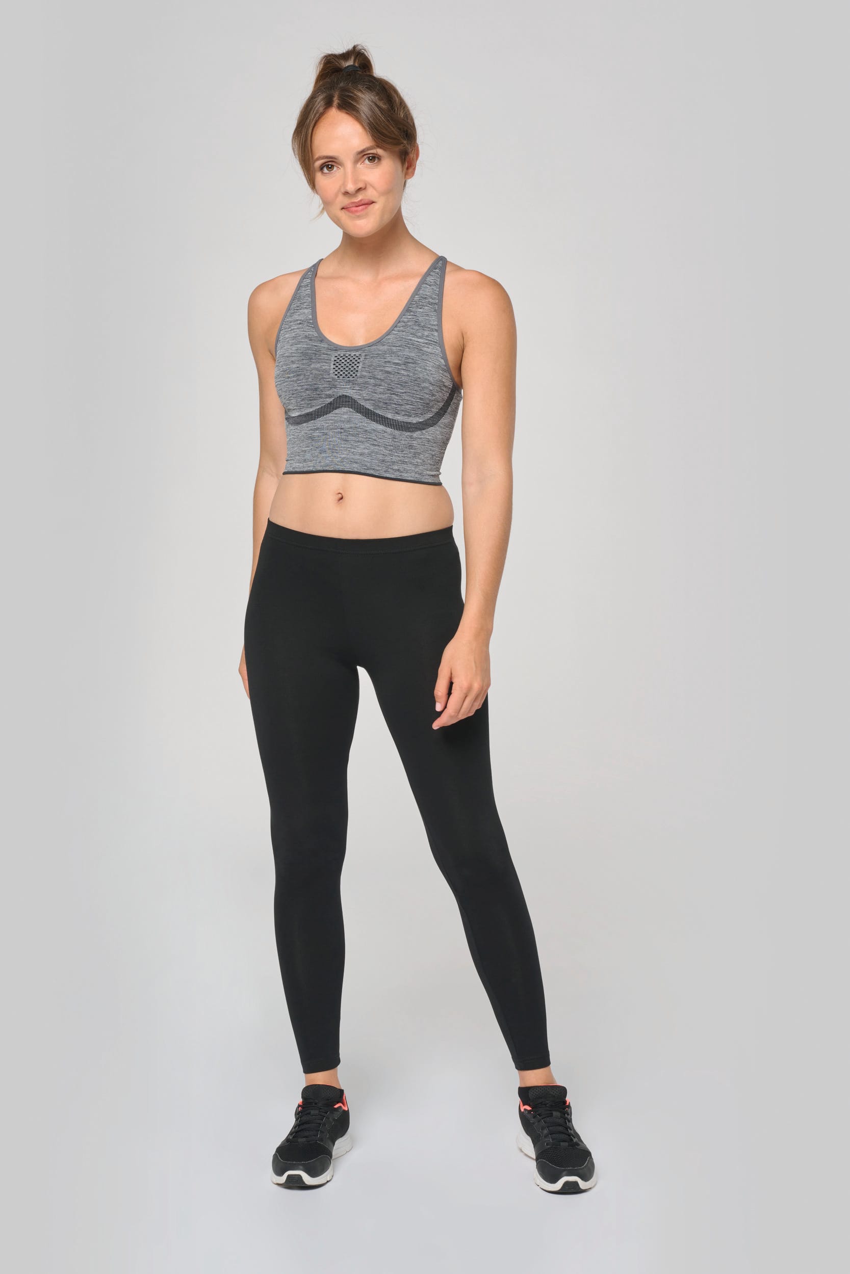 Soutien de desporto regulável sem costuras