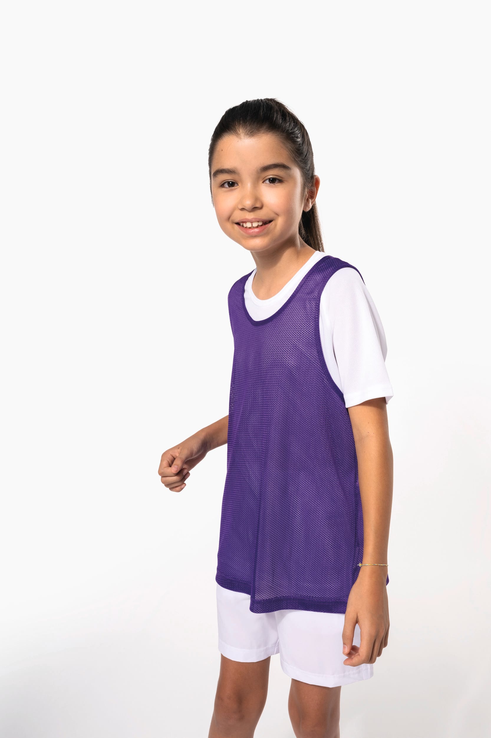 Peto ligero de rejilla multi-deportes para niños