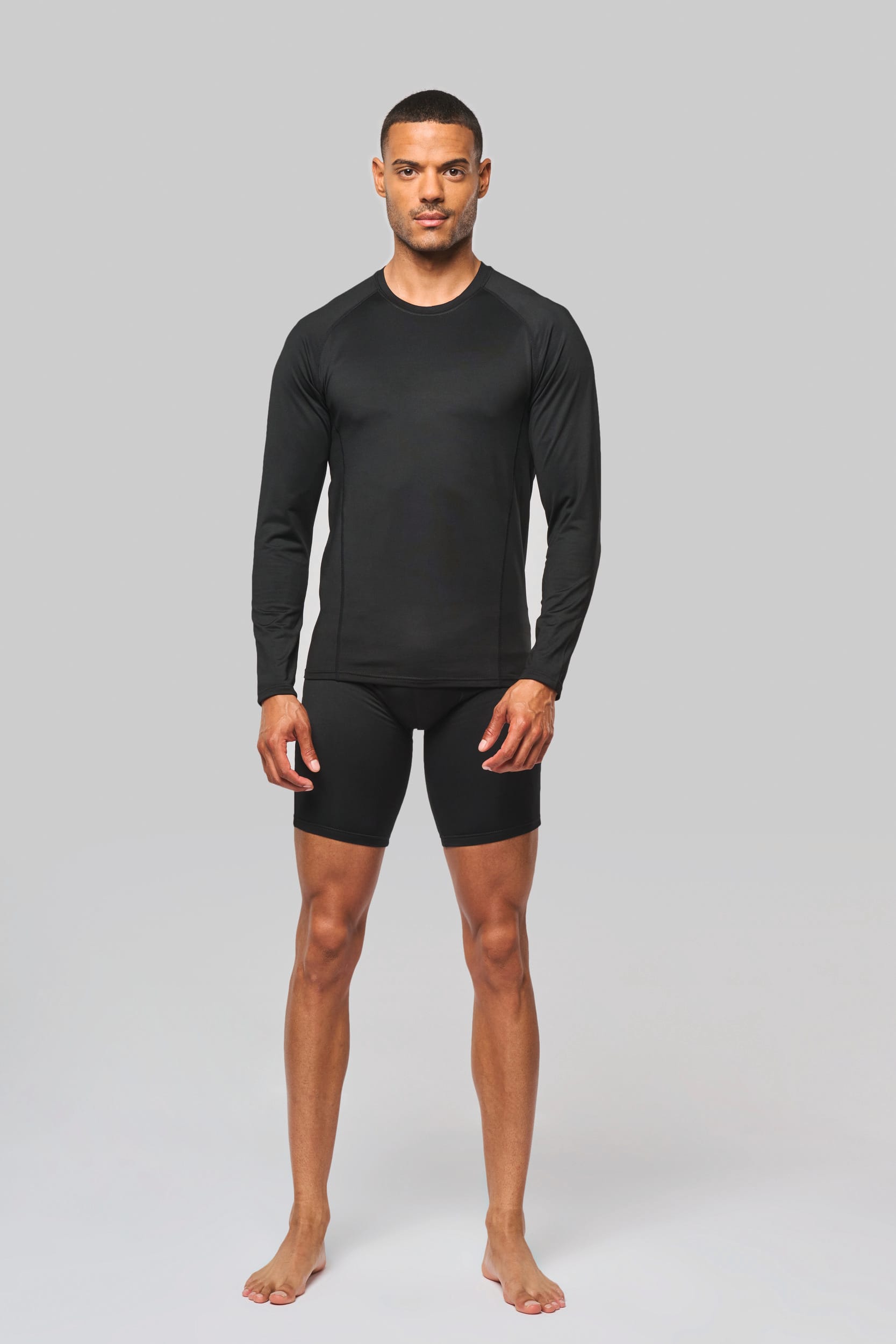 T-shirt segunda pele de desporto de manga comprida