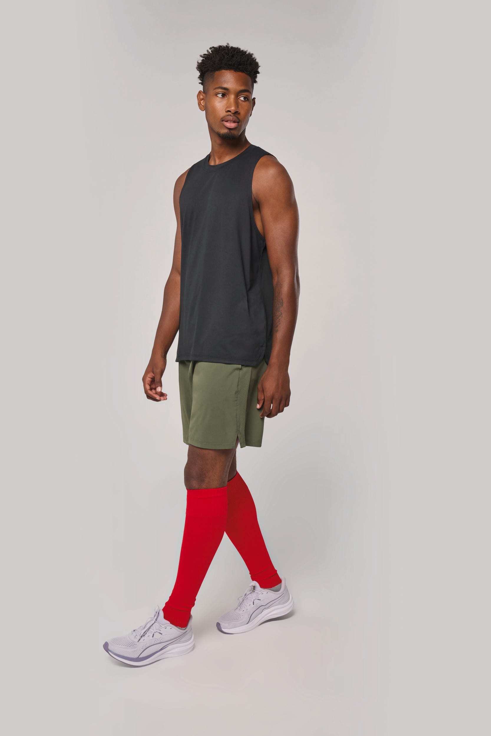 Chaussettes hautes anti-glisse unisexe